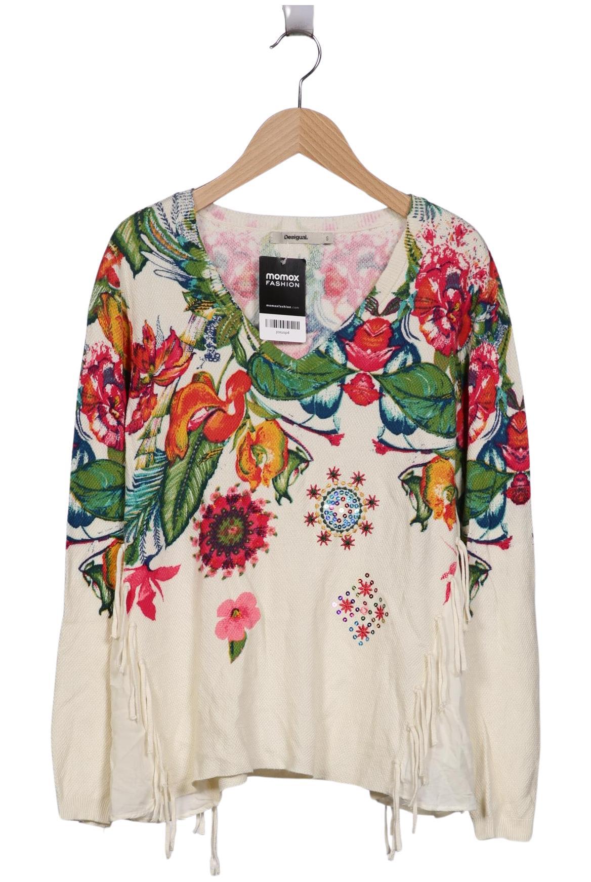 

Desigual Damen Pullover, cremeweiß, Gr. 36