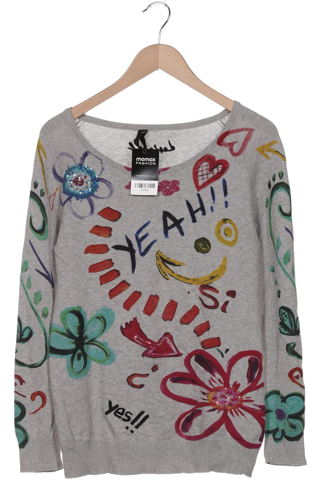 

Desigual Damen Pullover, grau, Gr. 44