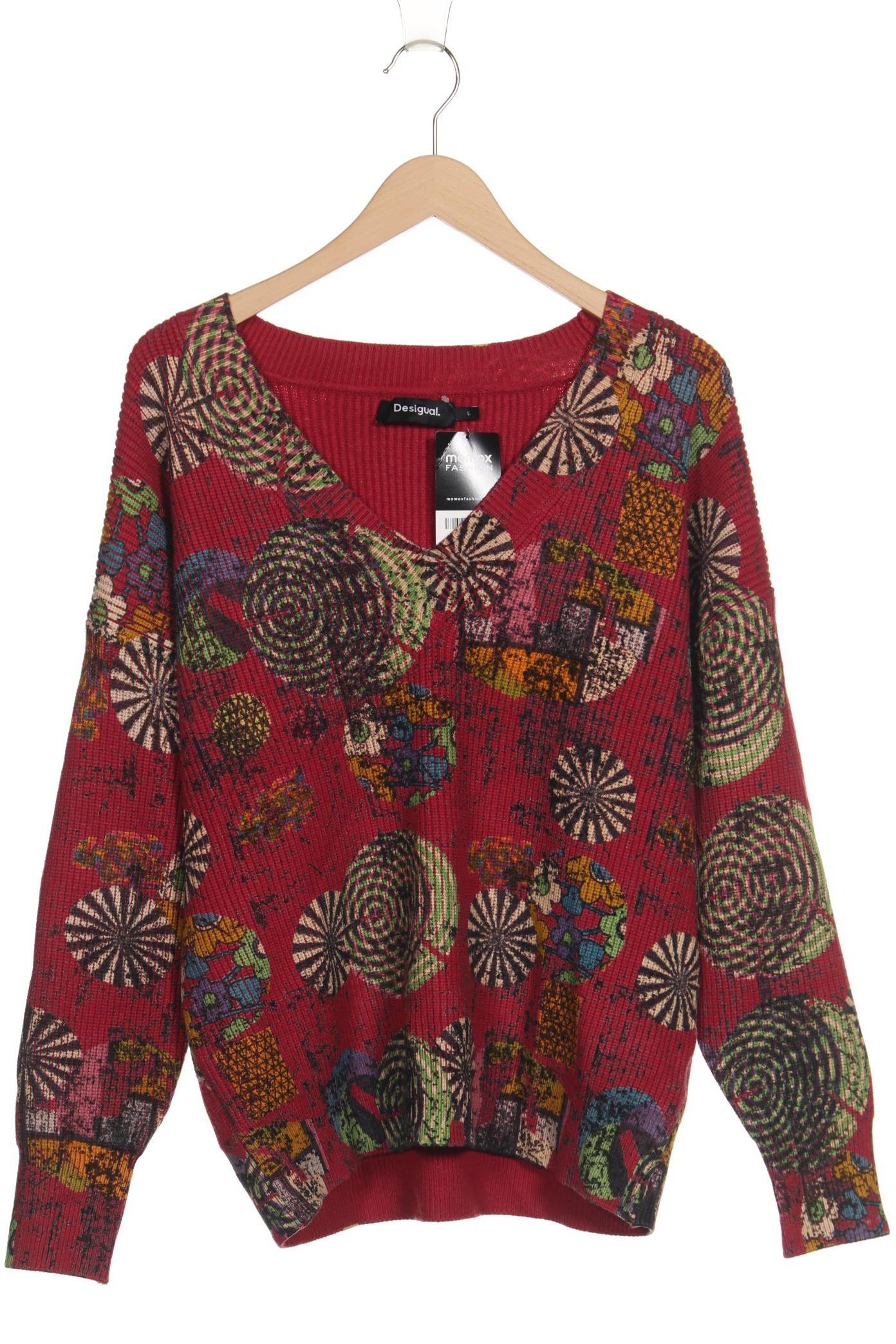 

Desigual Damen Pullover, bordeaux, Gr. 42