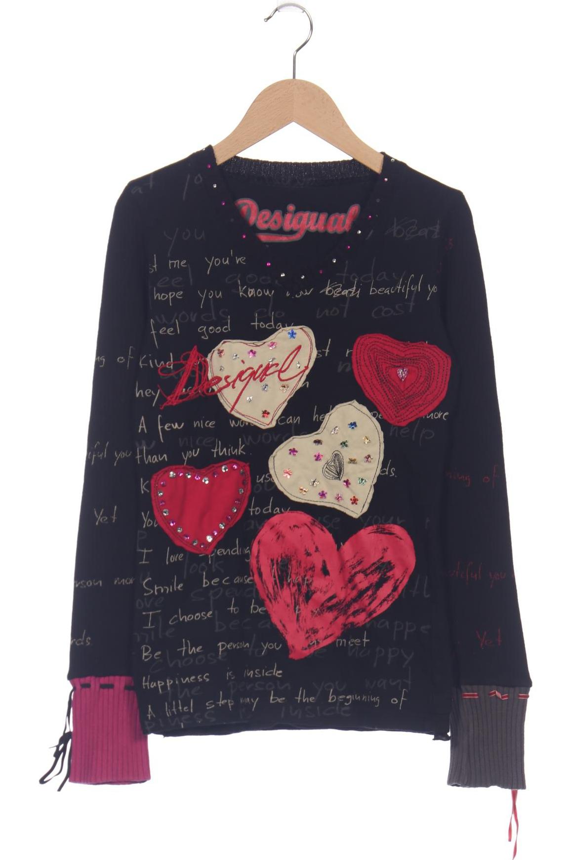 

Desigual Damen Pullover, schwarz, Gr. 34