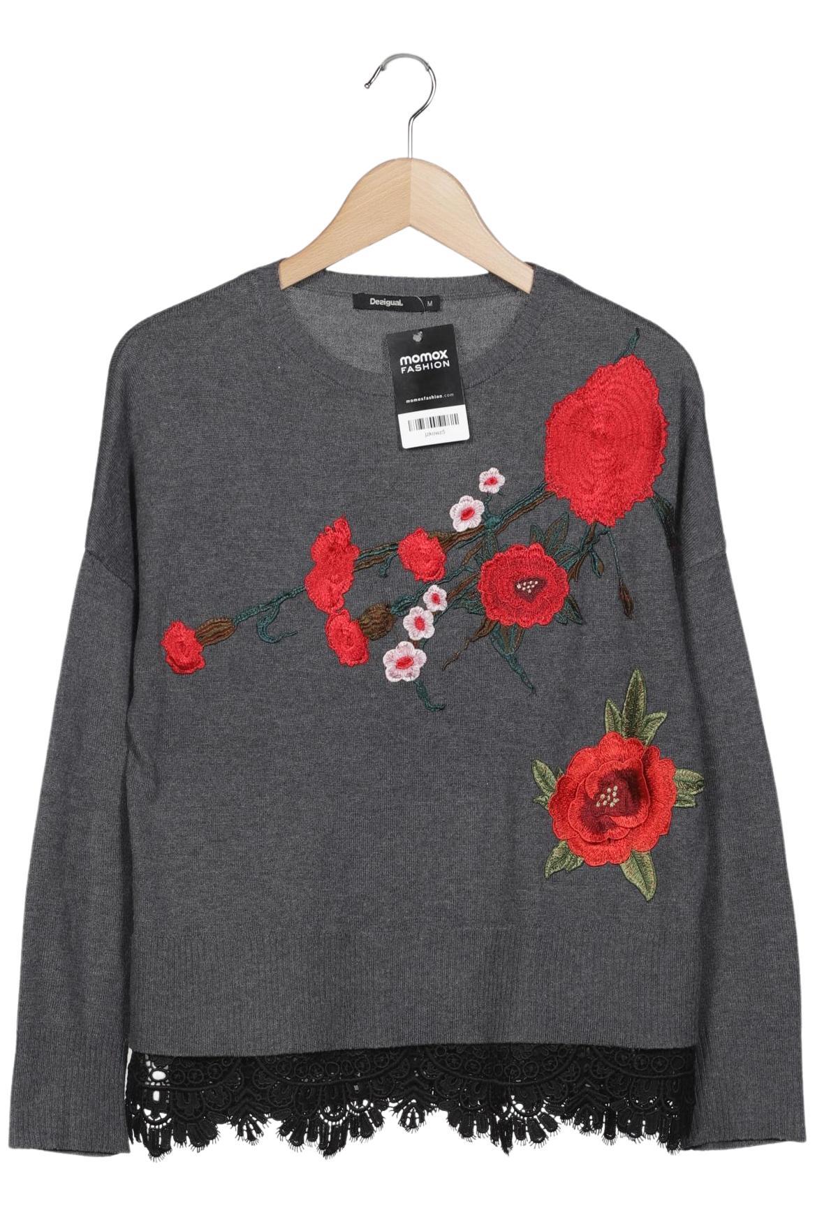 

Desigual Damen Pullover, grau, Gr. 38
