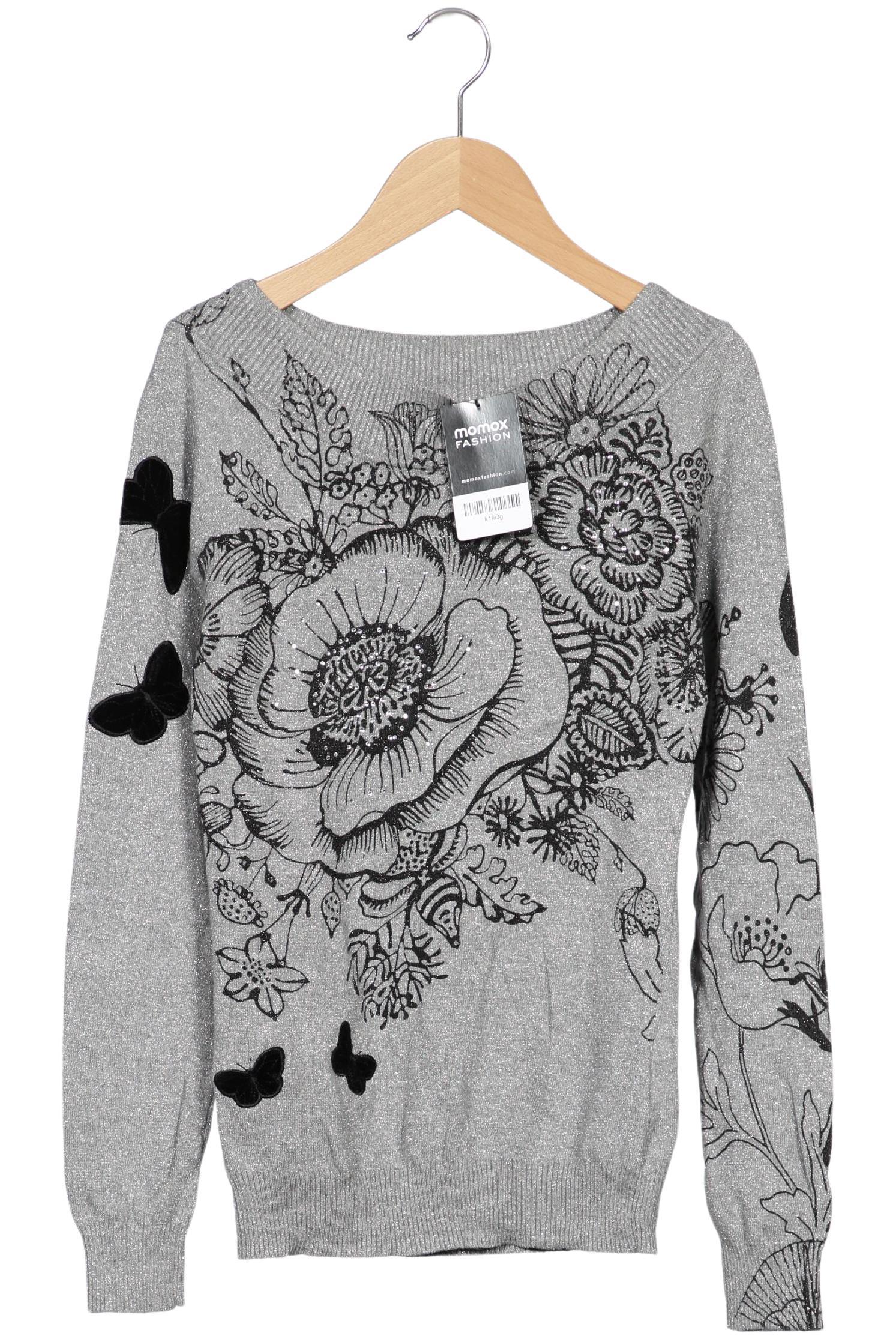 

Desigual Damen Pullover, grau, Gr. 34