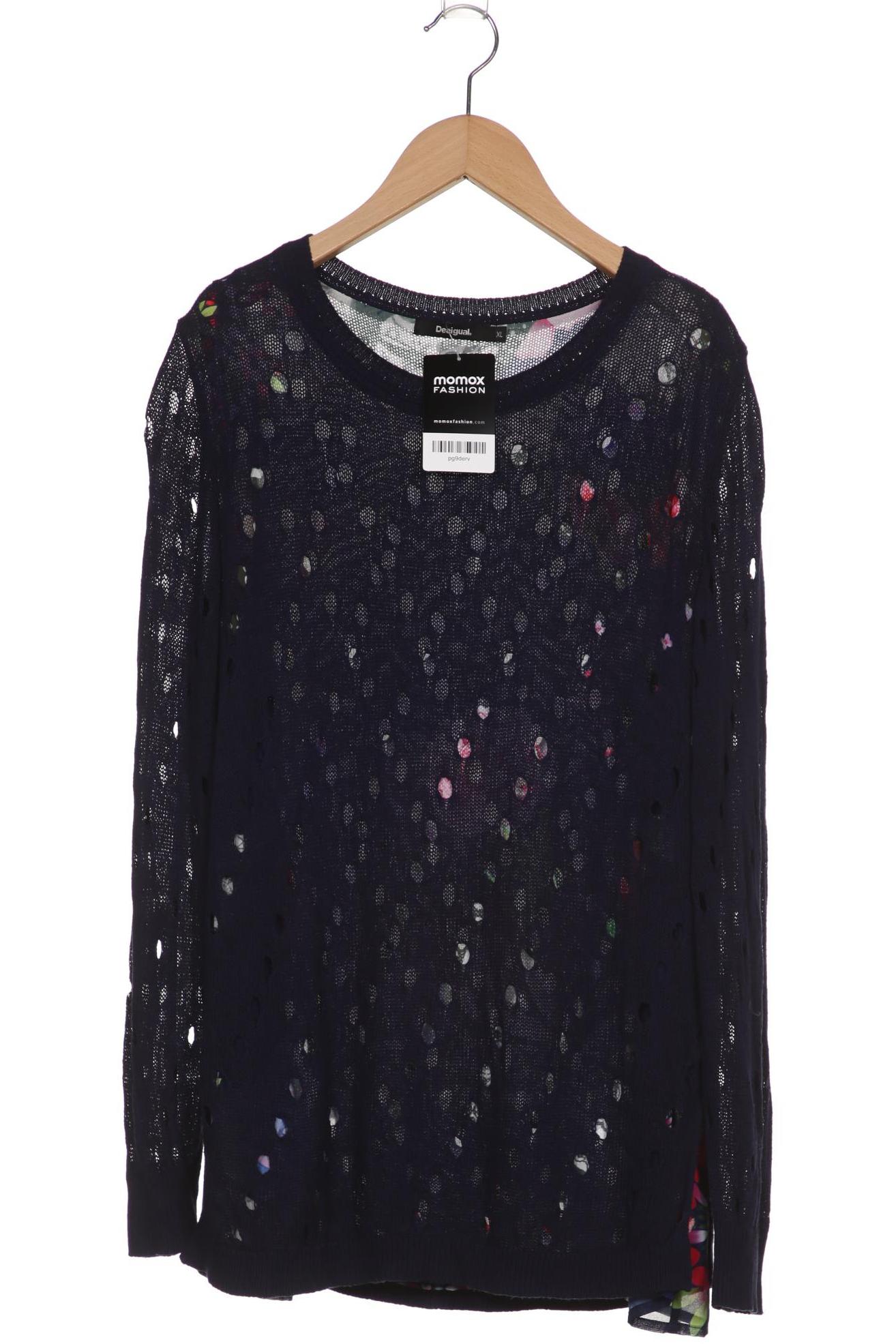 

Desigual Damen Pullover, marineblau, Gr. 44