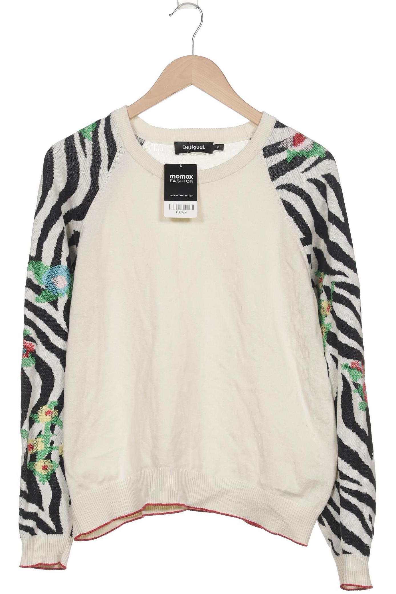 

Desigual Damen Pullover, cremeweiß, Gr. 44