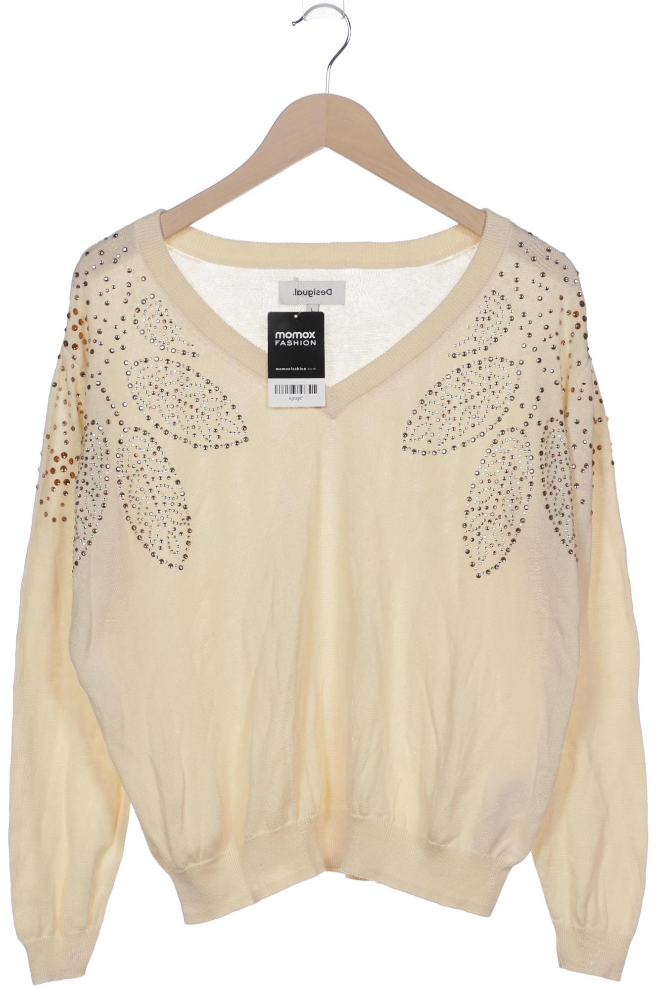 

Desigual Damen Pullover, cremeweiß, Gr. 42