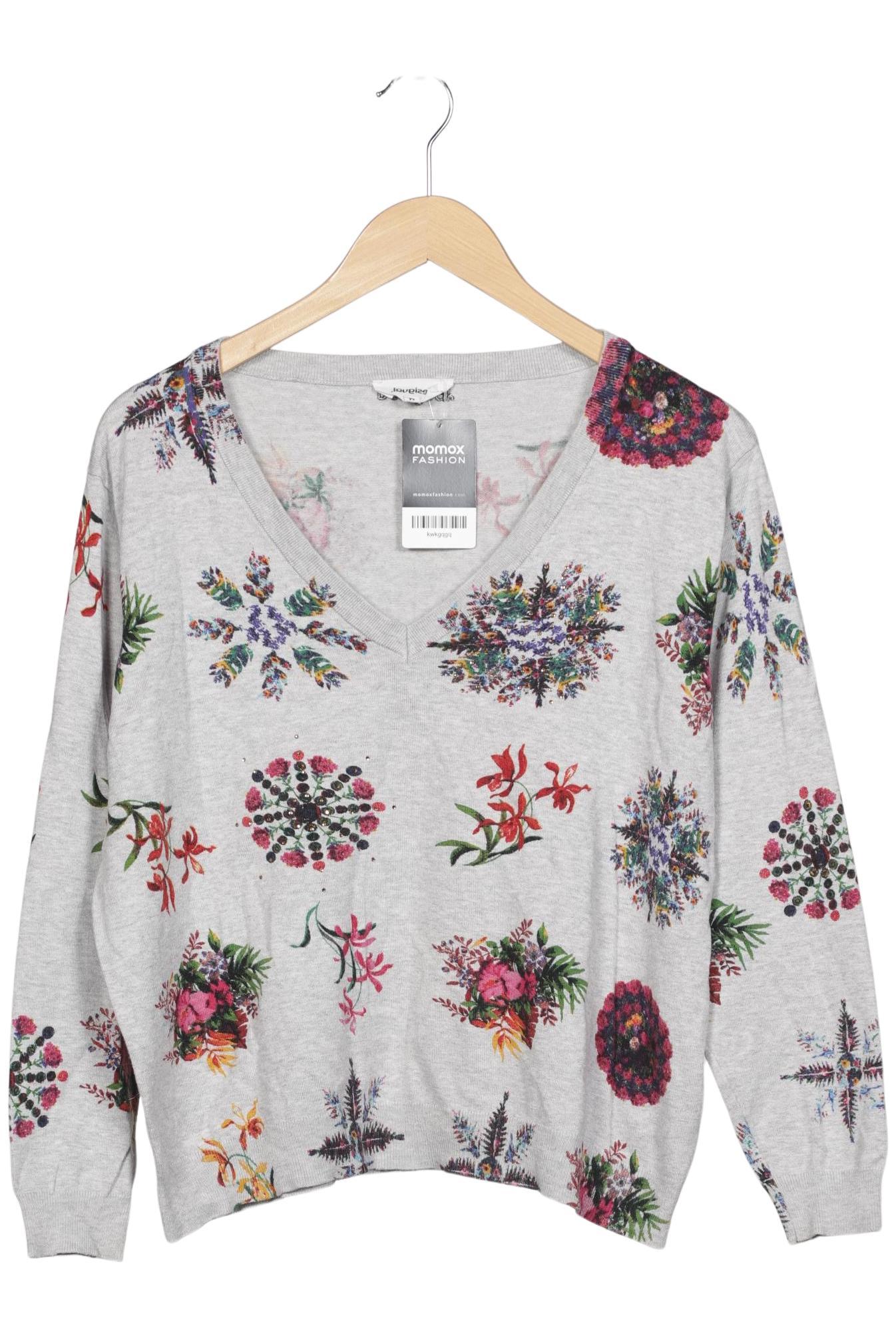 

Desigual Damen Pullover, grau, Gr. 38
