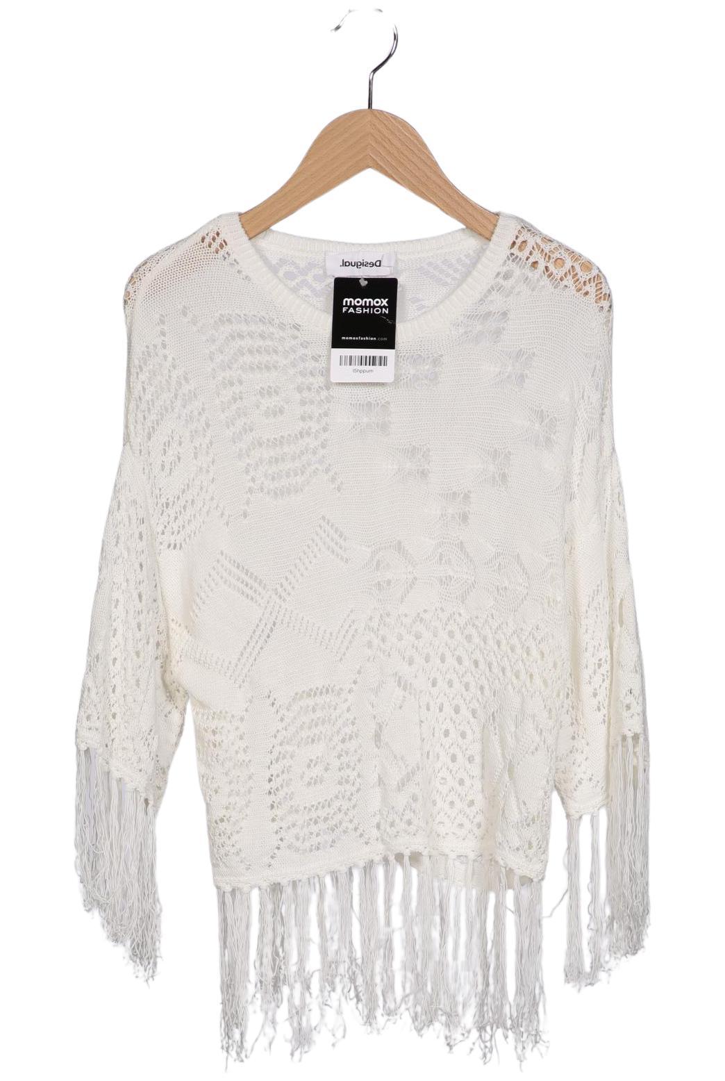 

Desigual Damen Pullover, cremeweiß, Gr. 38