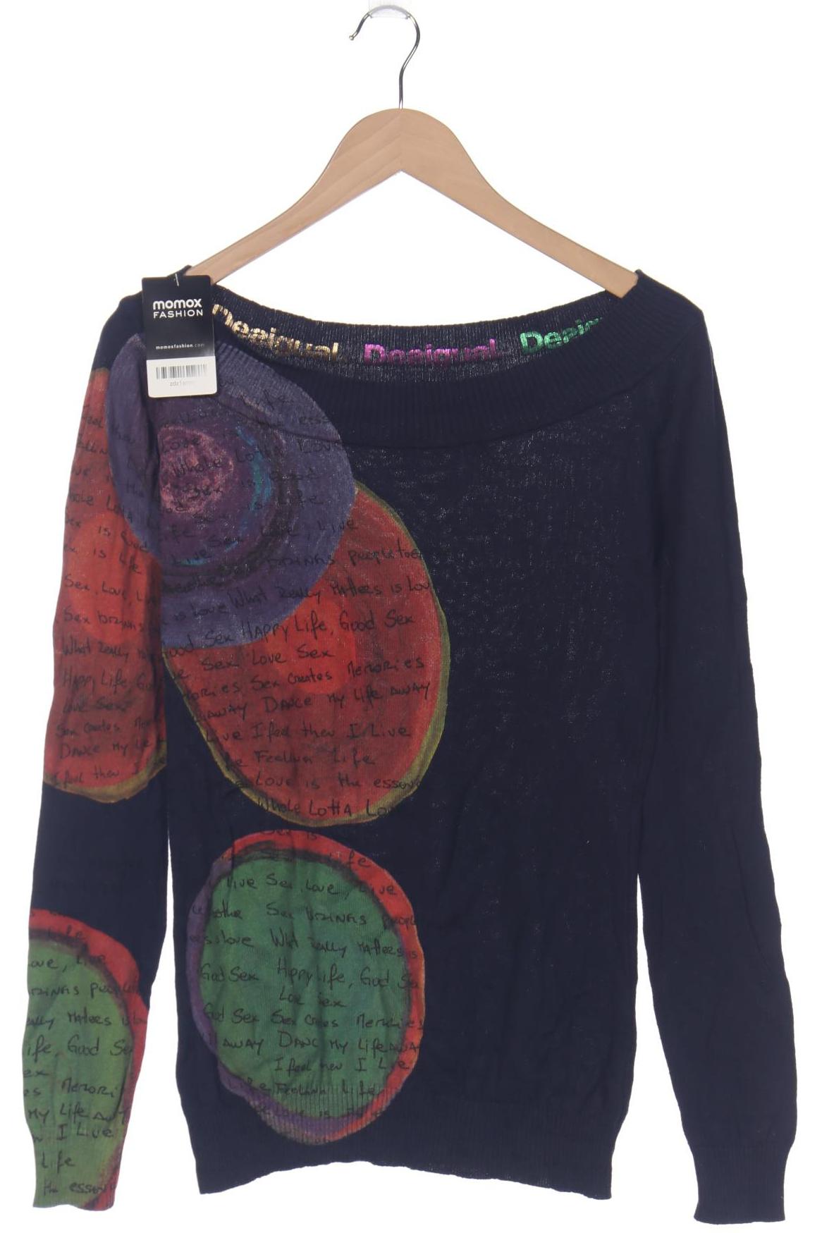 

Desigual Damen Pullover, marineblau, Gr. 38