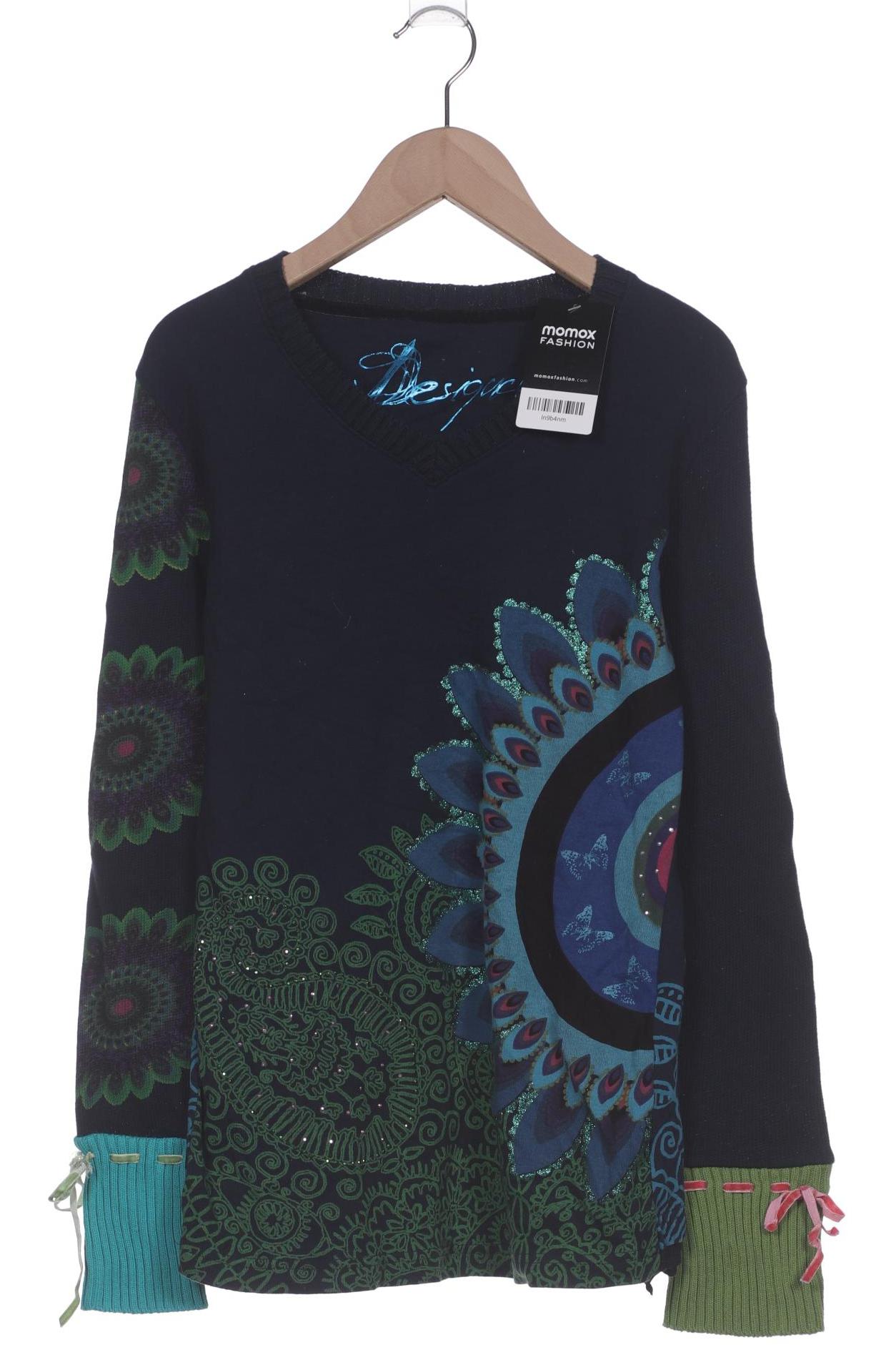 

Desigual Damen Pullover, marineblau, Gr. 42