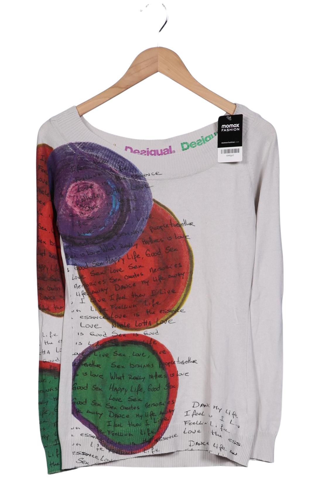 

Desigual Damen Pullover, grau, Gr. 38