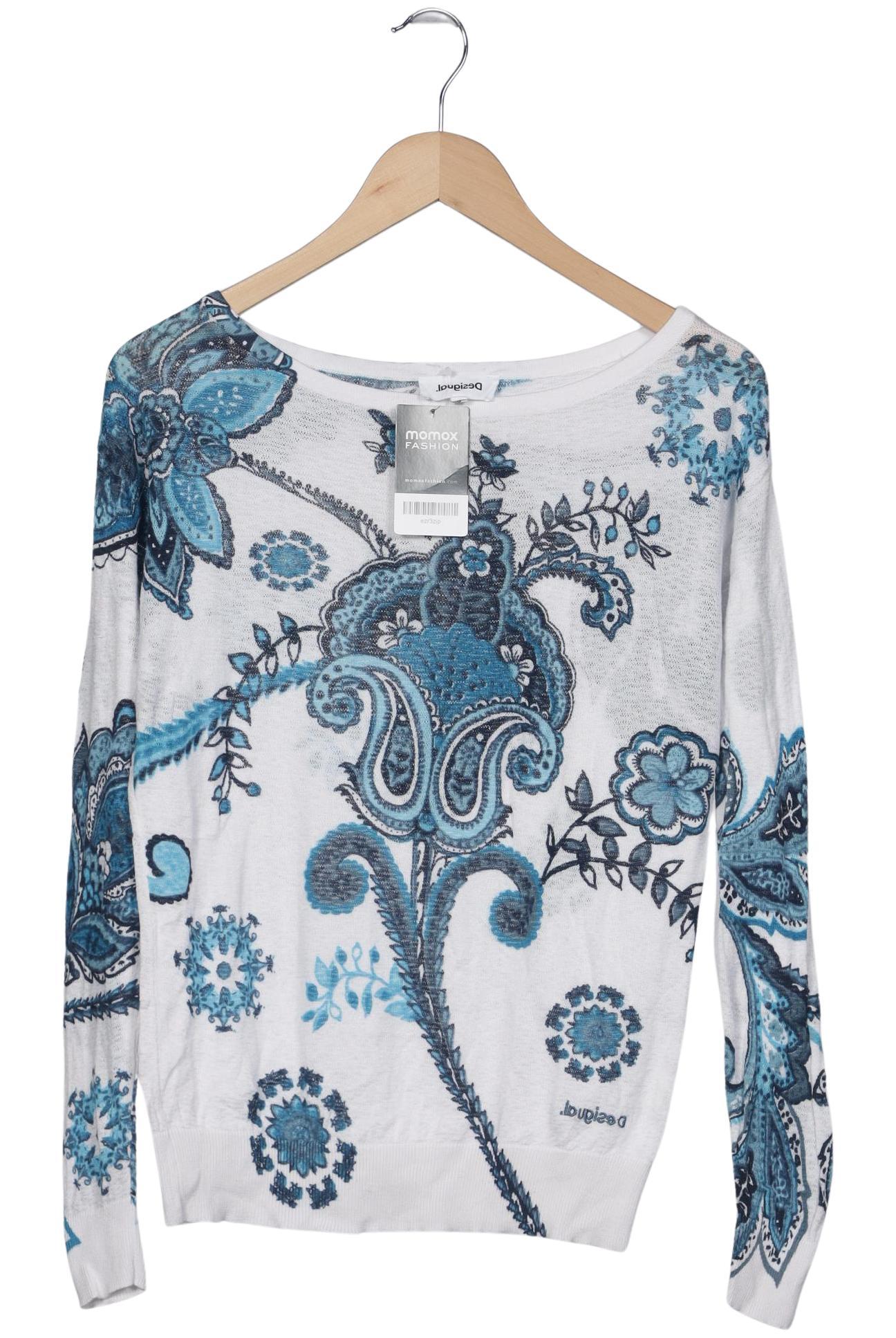 

Desigual Damen Pullover, blau, Gr. 36