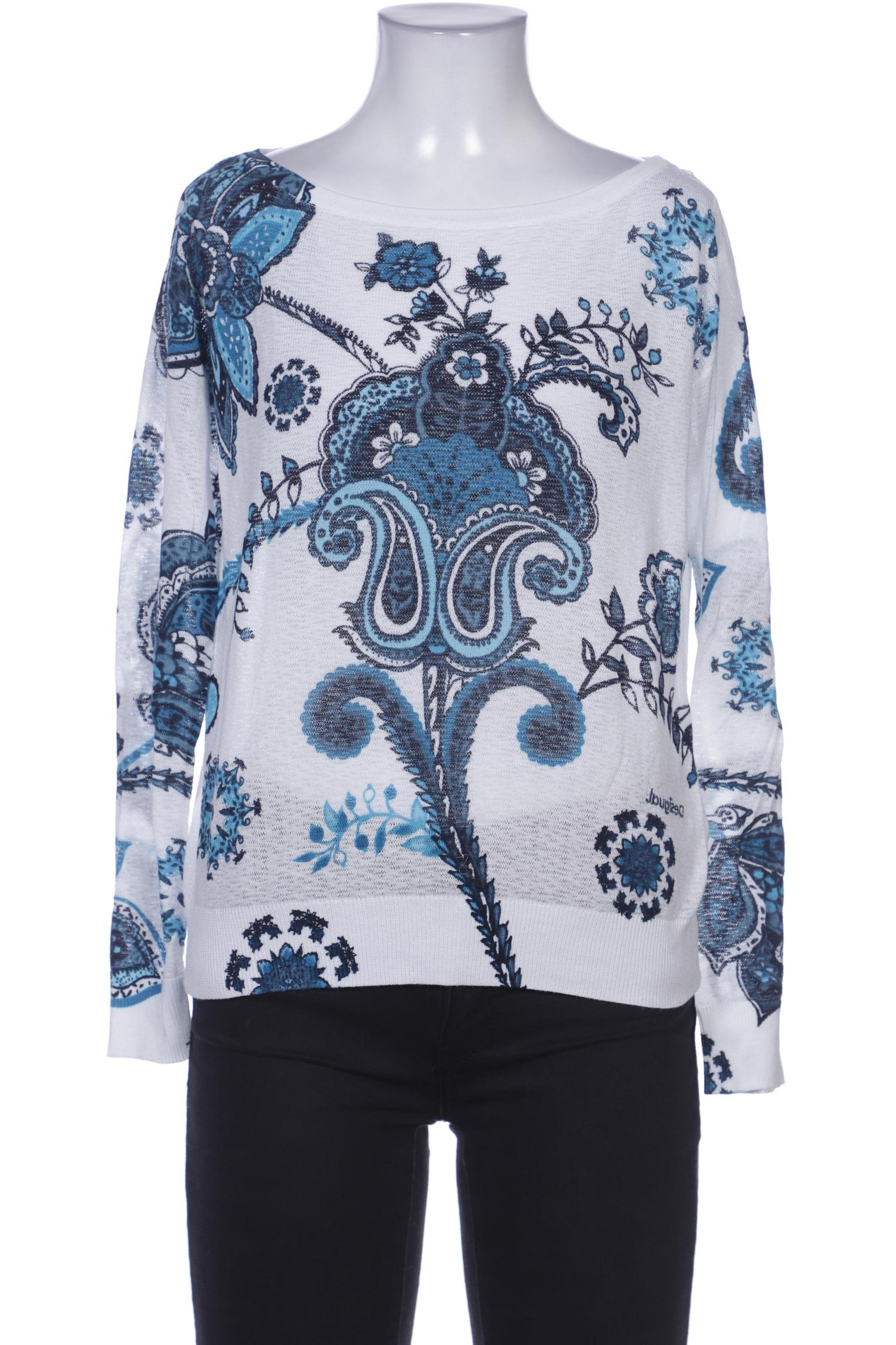 

Desigual Damen Pullover, blau, Gr. 34