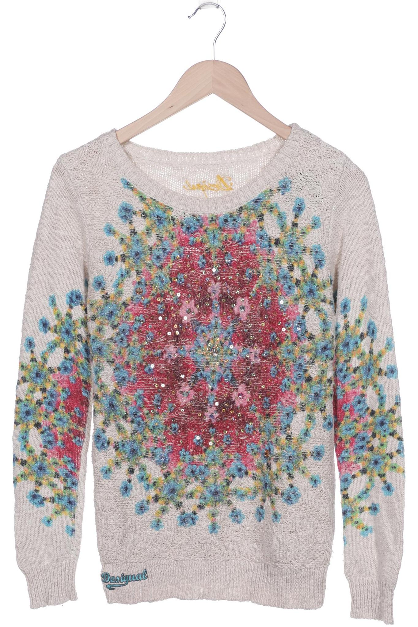 

Desigual Damen Pullover, cremeweiß