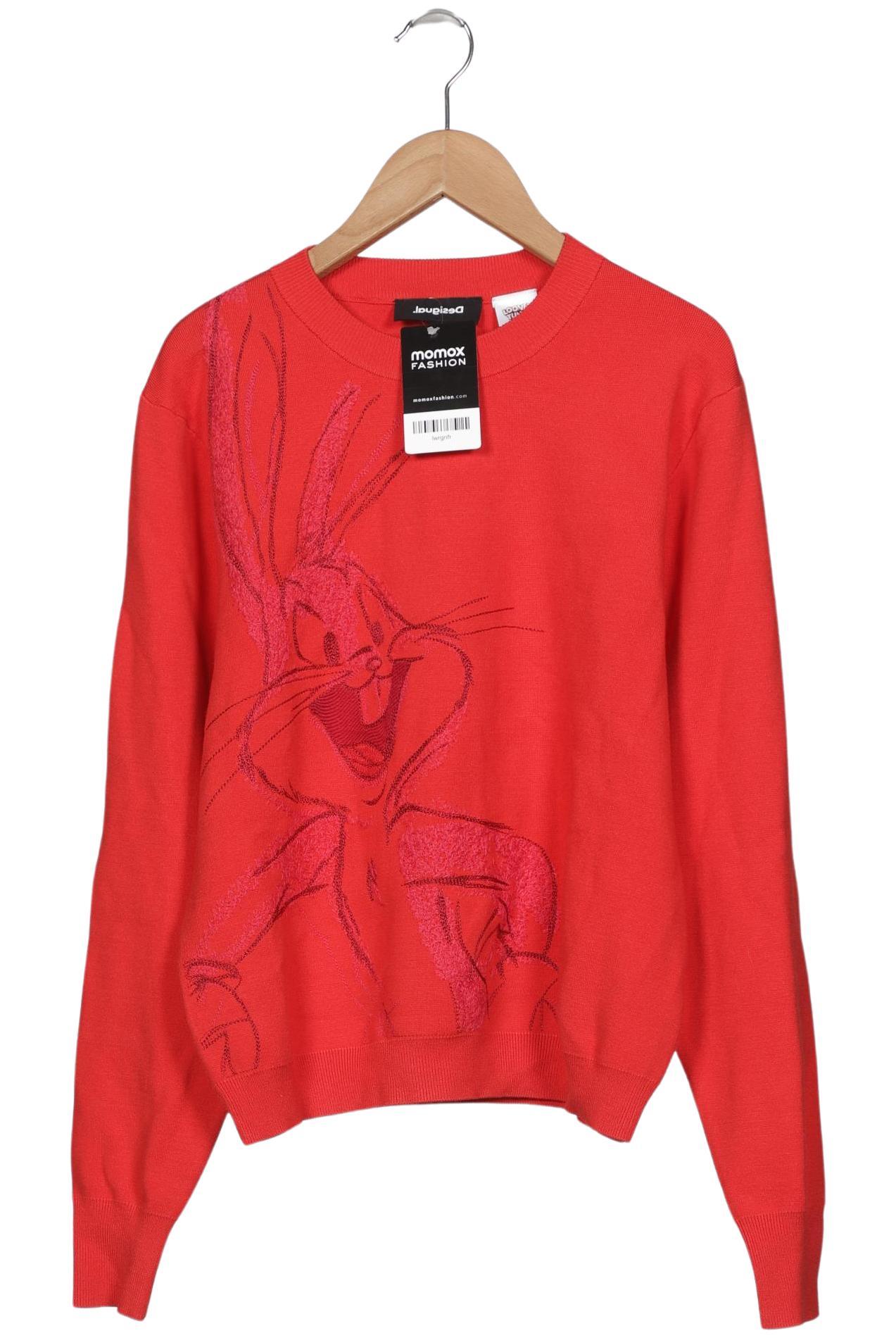 

Desigual Damen Pullover, rot, Gr. 38