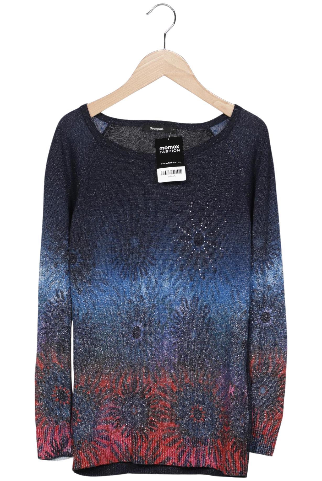 

Desigual Damen Pullover, blau, Gr. 36