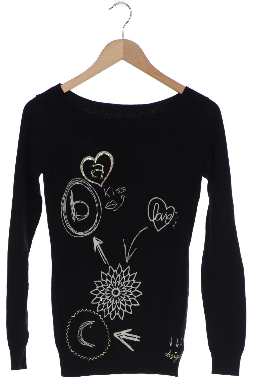 

Desigual Damen Pullover, schwarz, Gr. 36