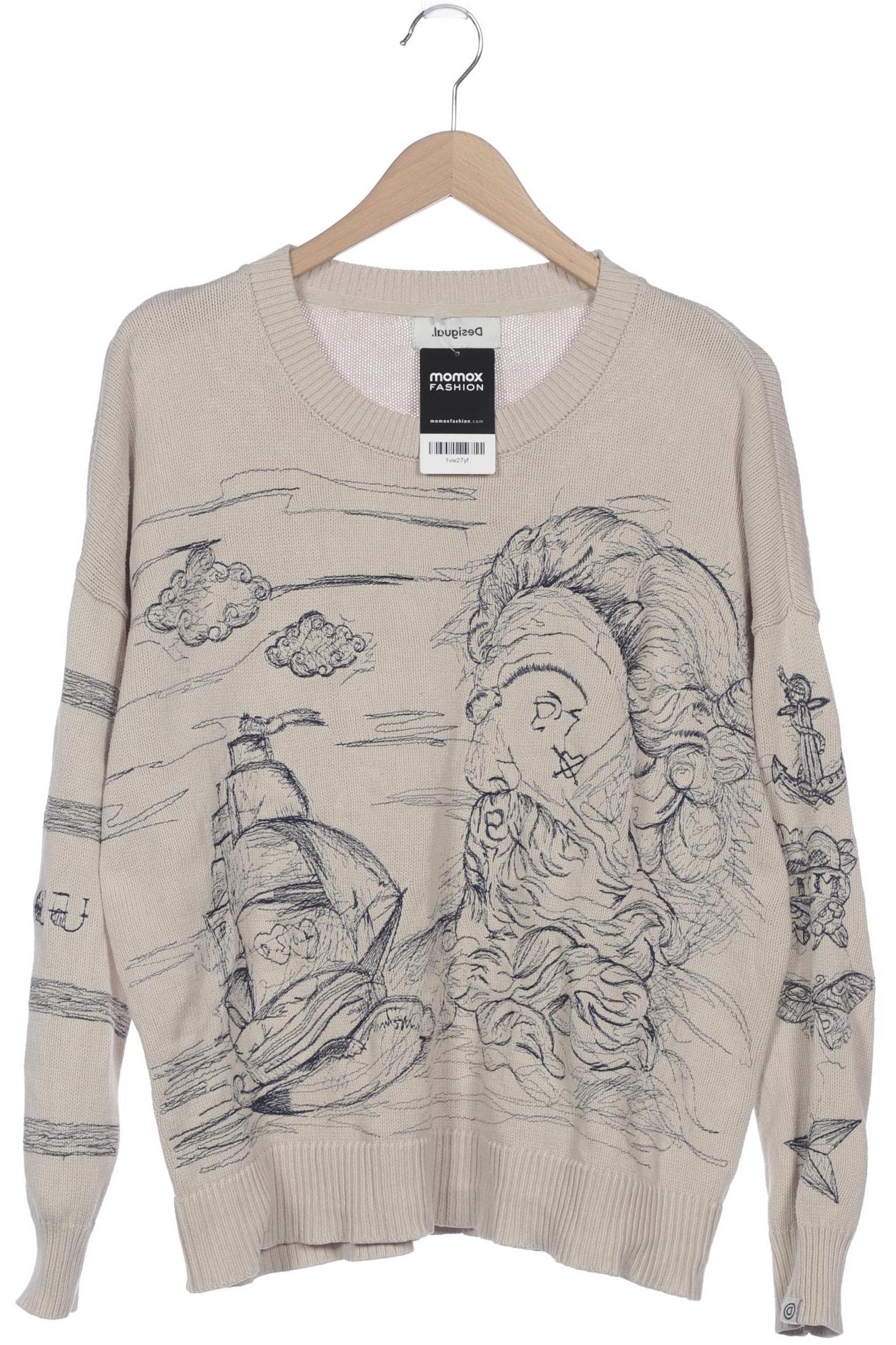 

Desigual Damen Pullover, beige, Gr. 44