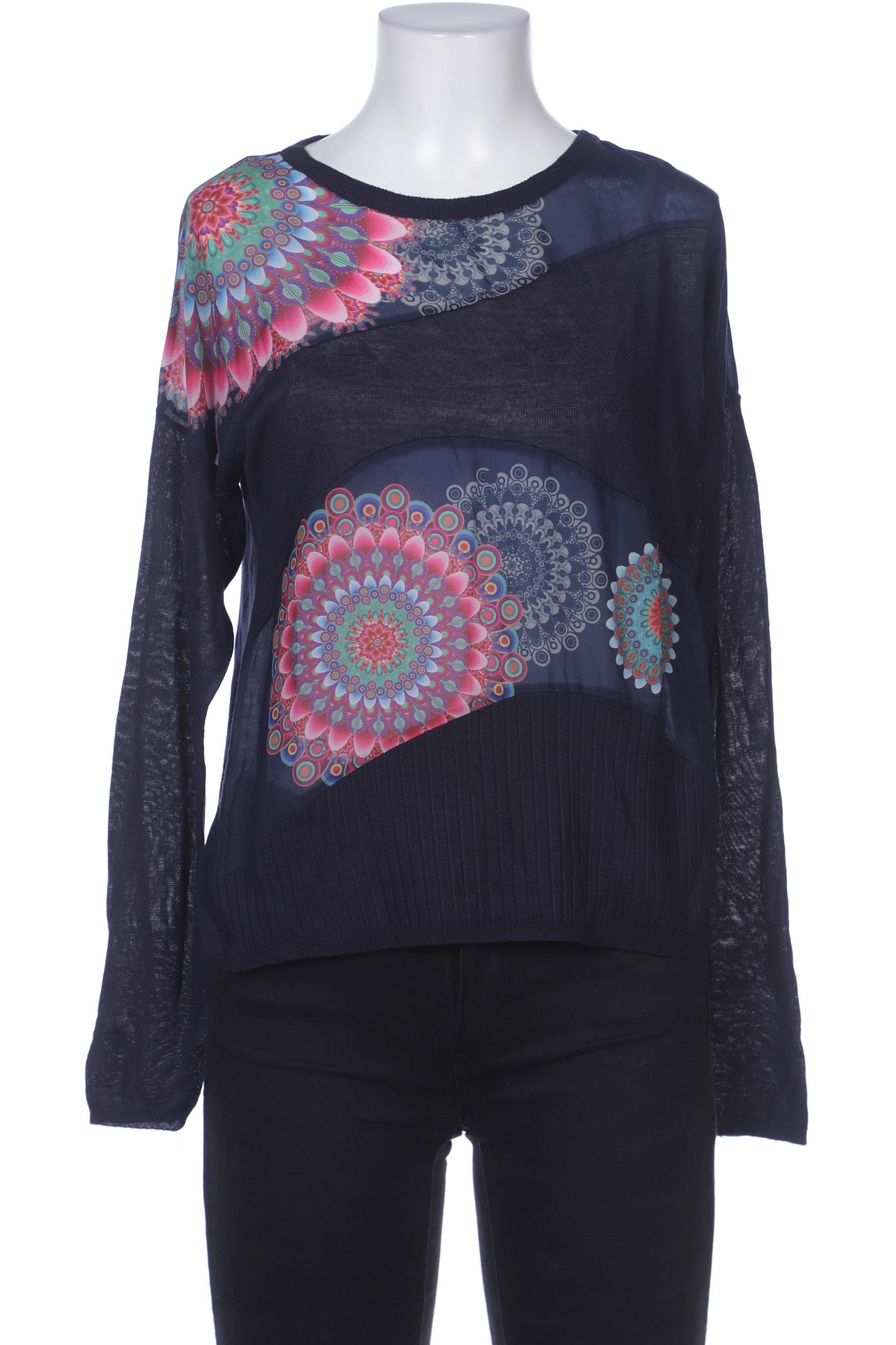 

Desigual Damen Pullover, marineblau, Gr. 34