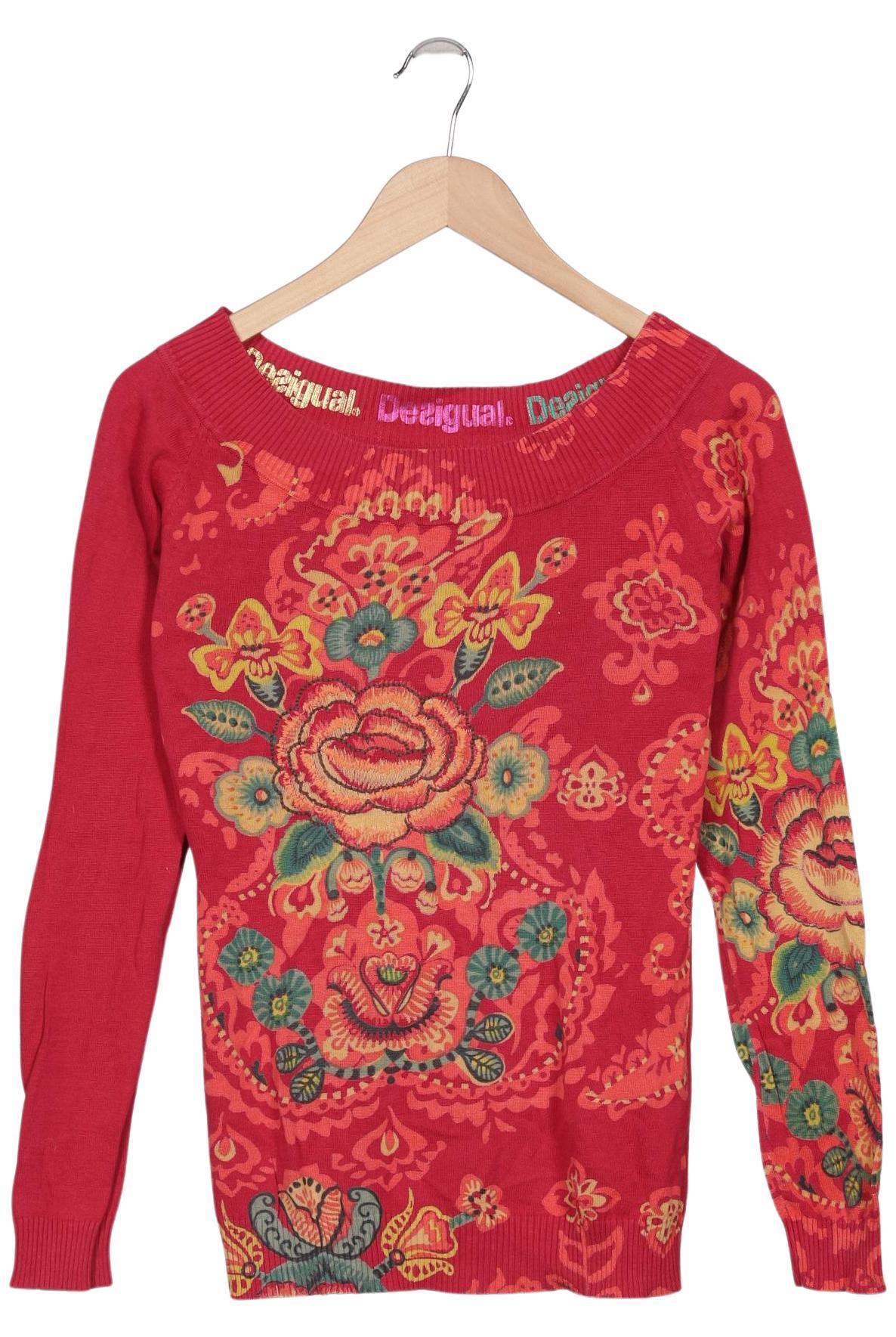 

Desigual Damen Pullover, rot, Gr. 36