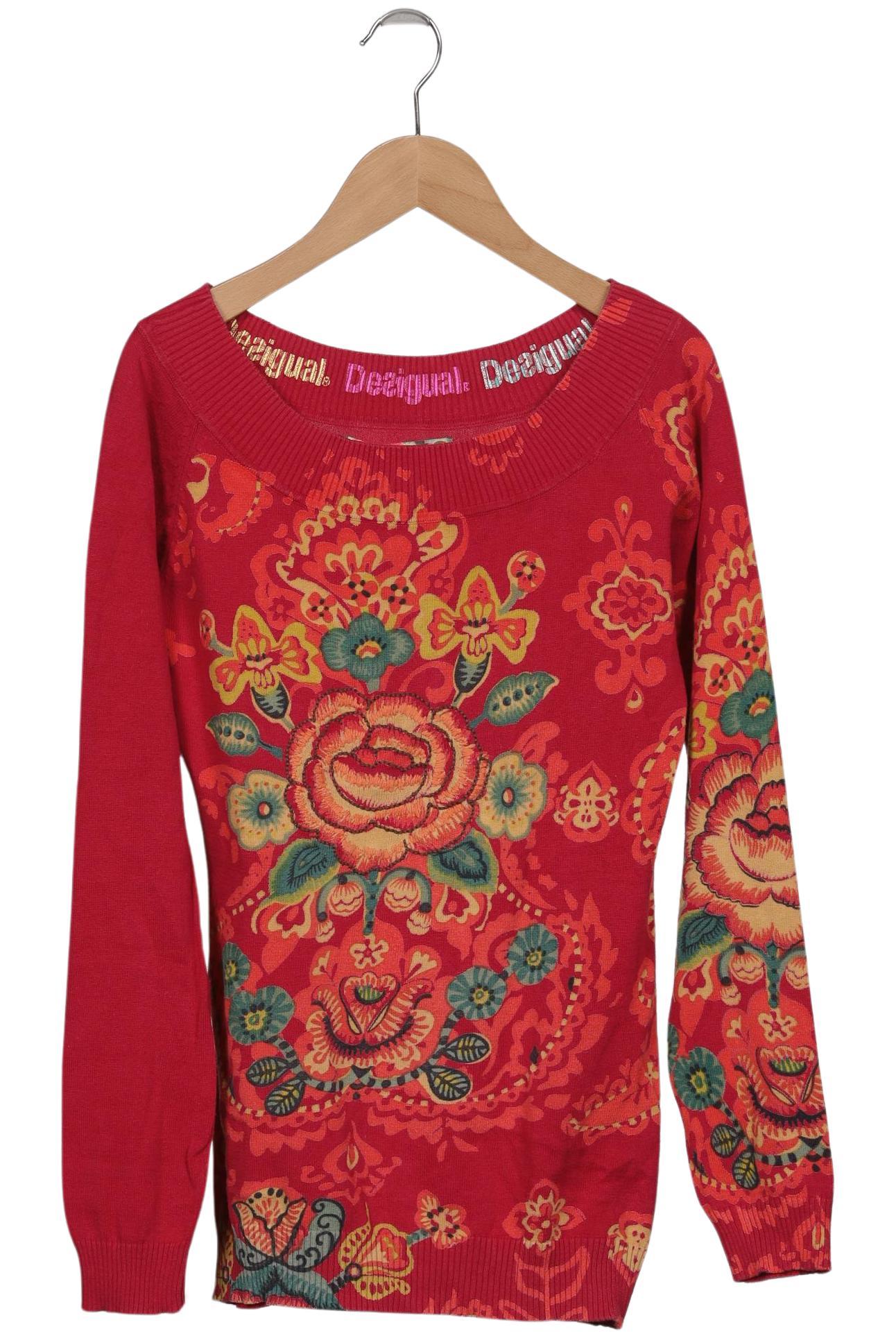 

Desigual Damen Pullover, rot, Gr. 38