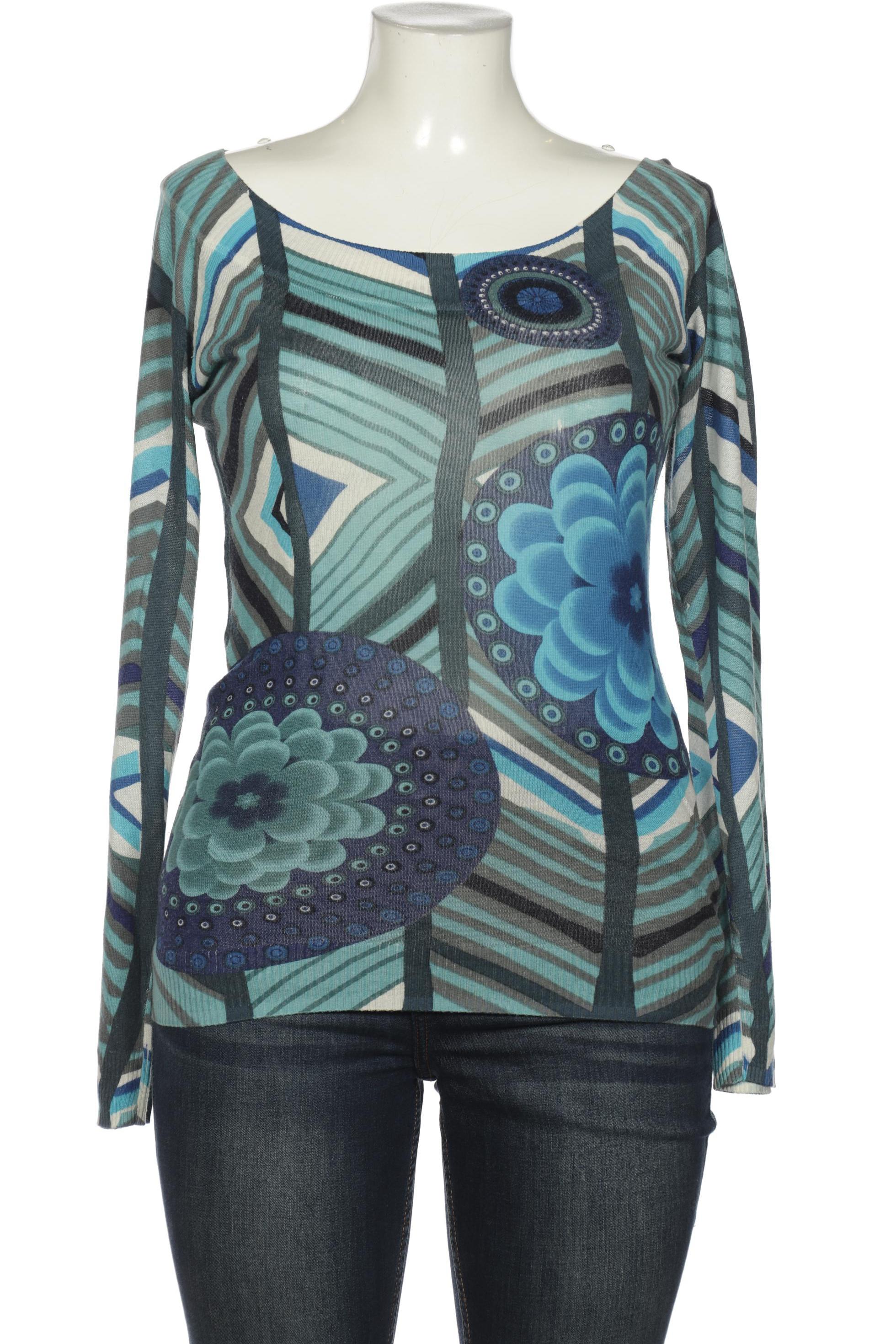 

Desigual Damen Pullover, türkis, Gr. 42