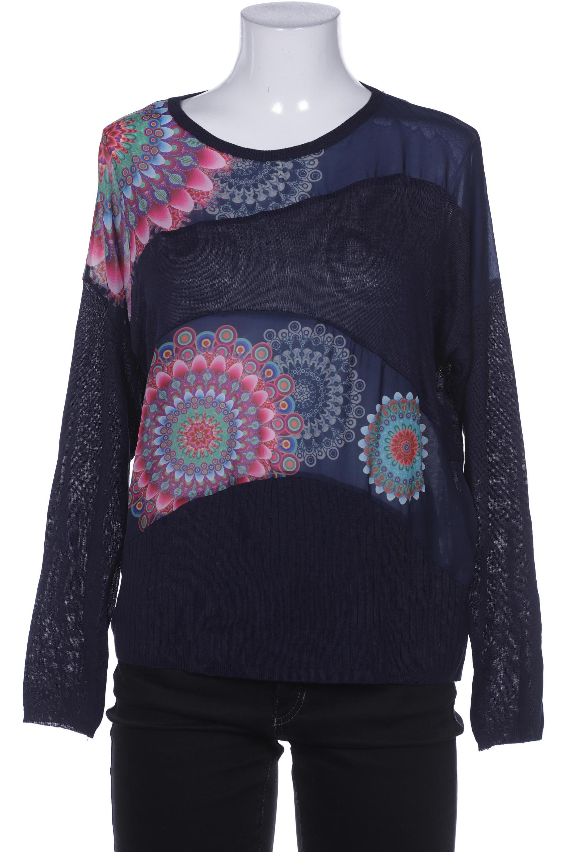 

Desigual Damen Pullover, marineblau, Gr. 42