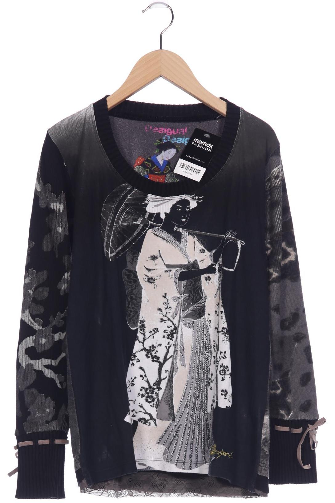 

Desigual Damen Pullover, grau, Gr. 42