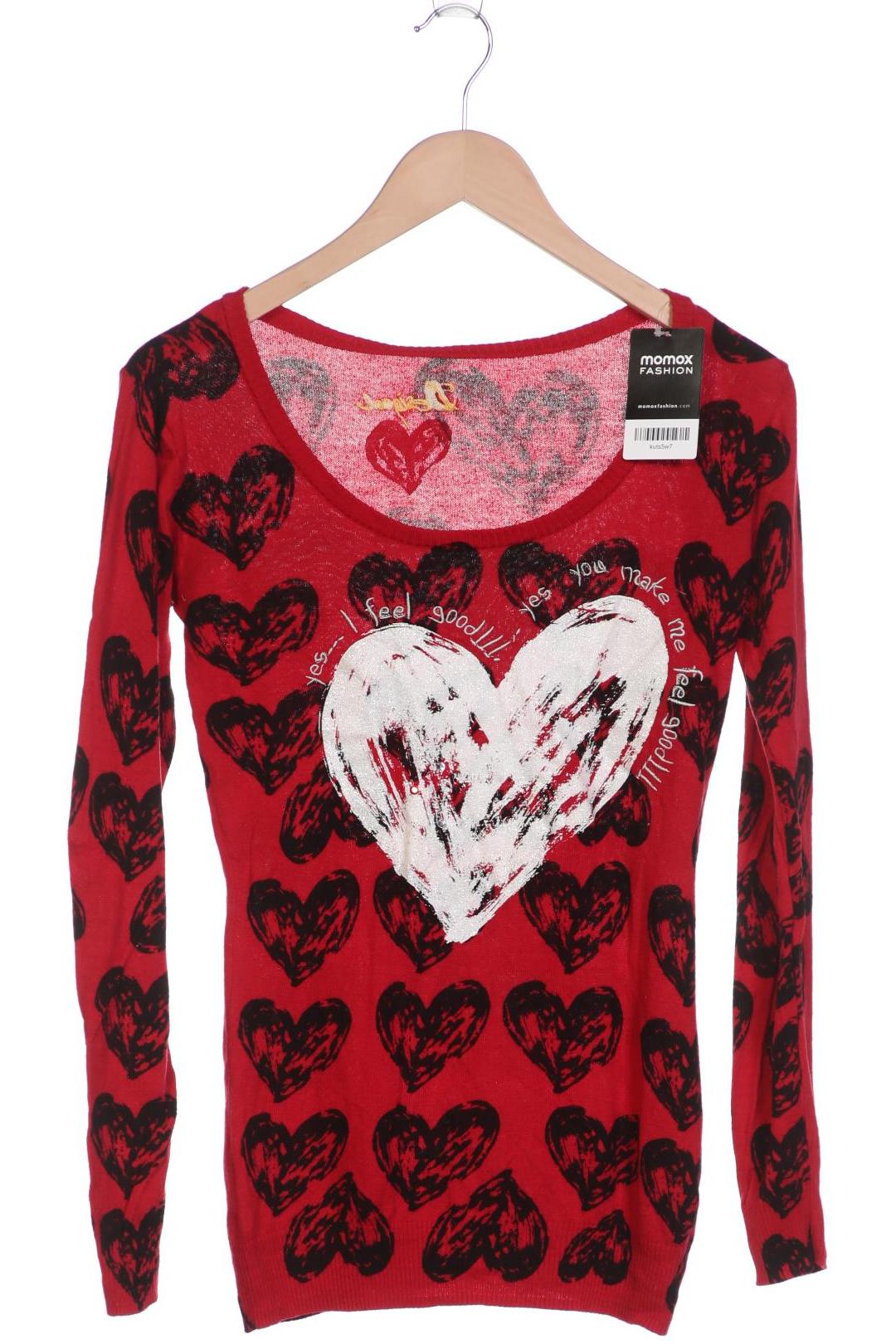 

Desigual Damen Pullover, rot, Gr. 36