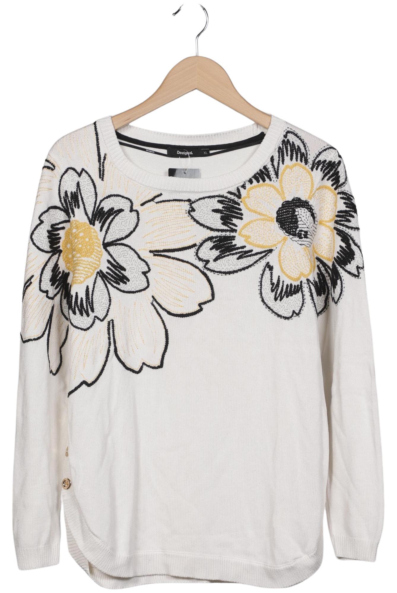 

Desigual Damen Pullover, cremeweiß, Gr. 44