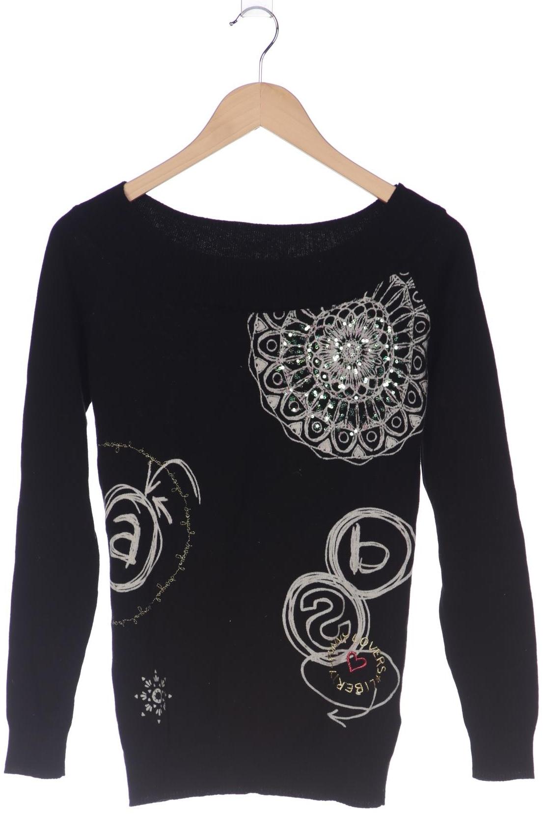 

Desigual Damen Pullover, schwarz, Gr. 38