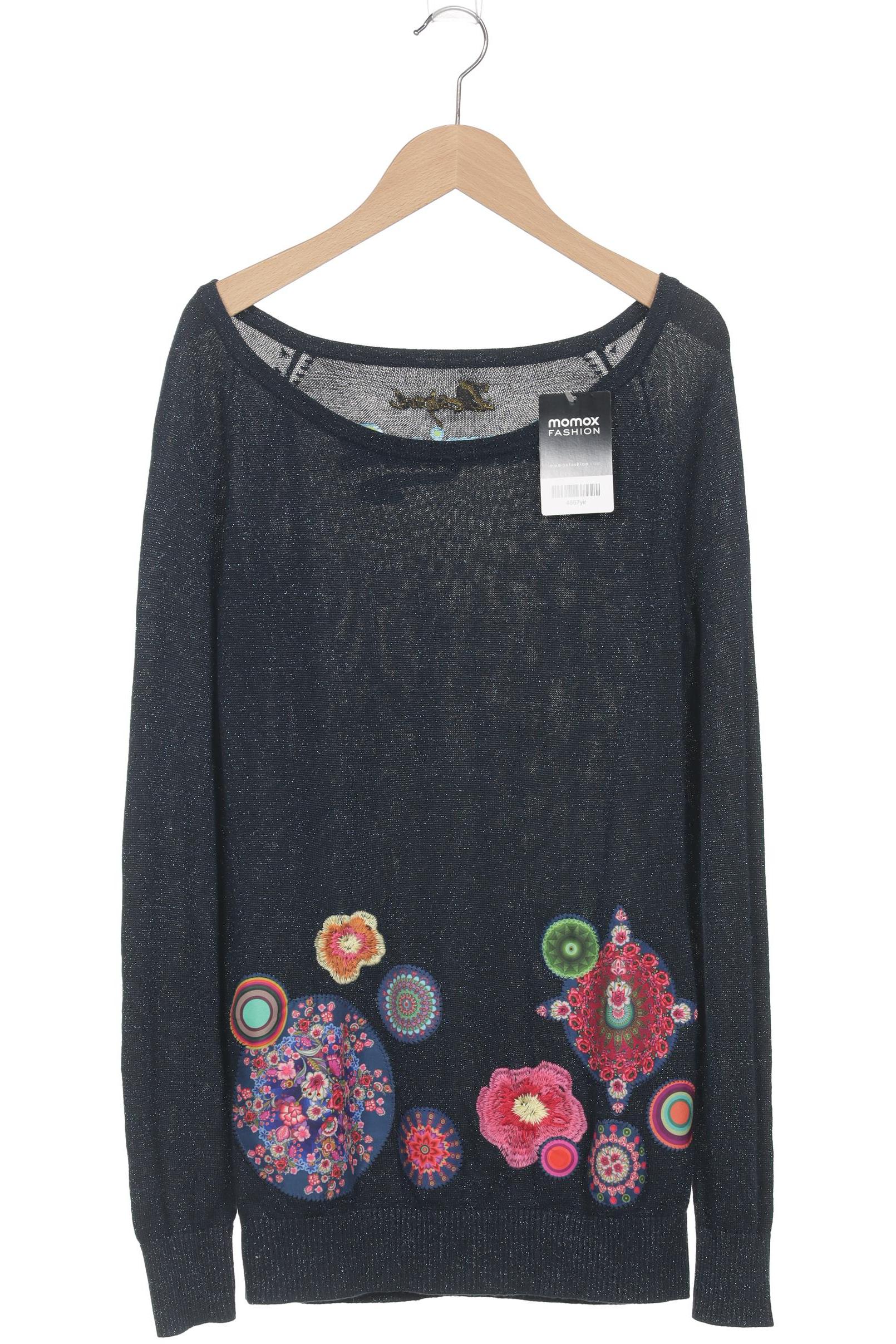

Desigual Damen Pullover, marineblau, Gr. 42