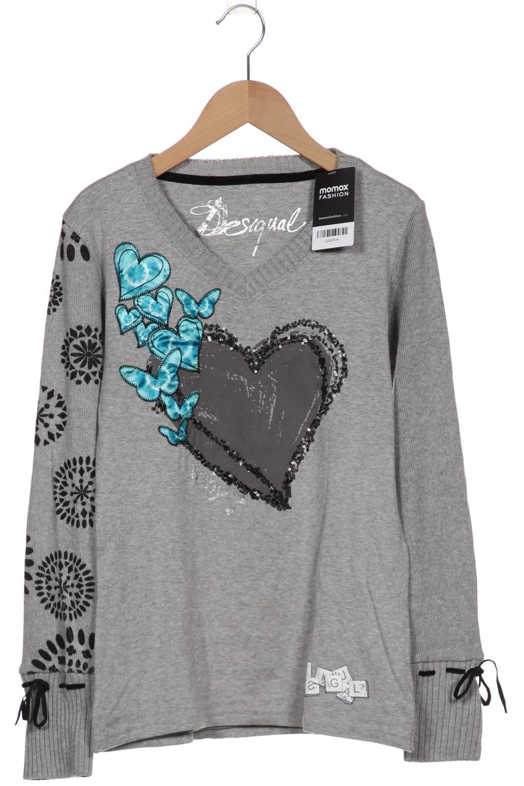 

Desigual Damen Pullover, grau, Gr. 38