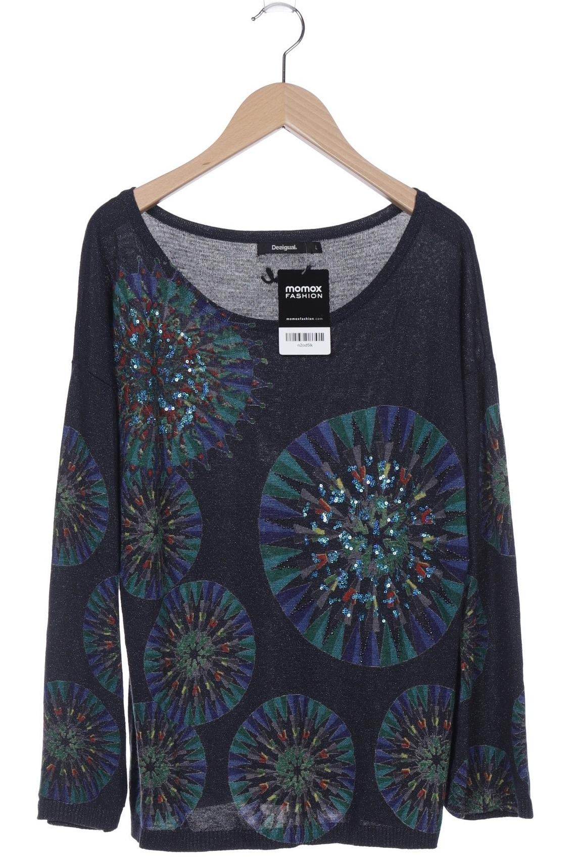 

Desigual Damen Pullover, marineblau, Gr. 42
