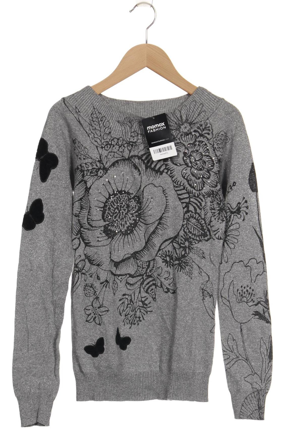 

Desigual Damen Pullover, grau, Gr. 34