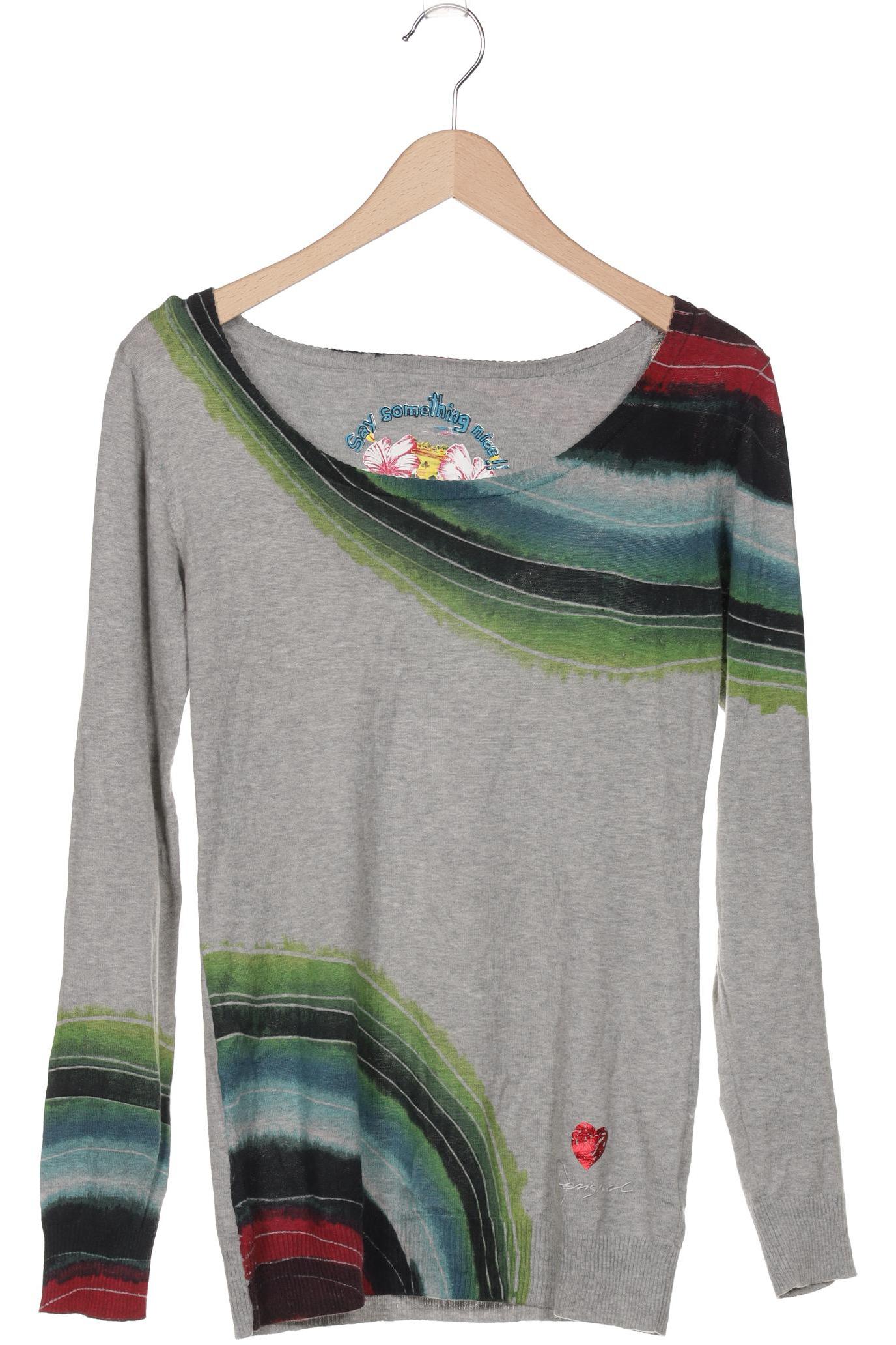 

Desigual Damen Pullover, grau, Gr. 42