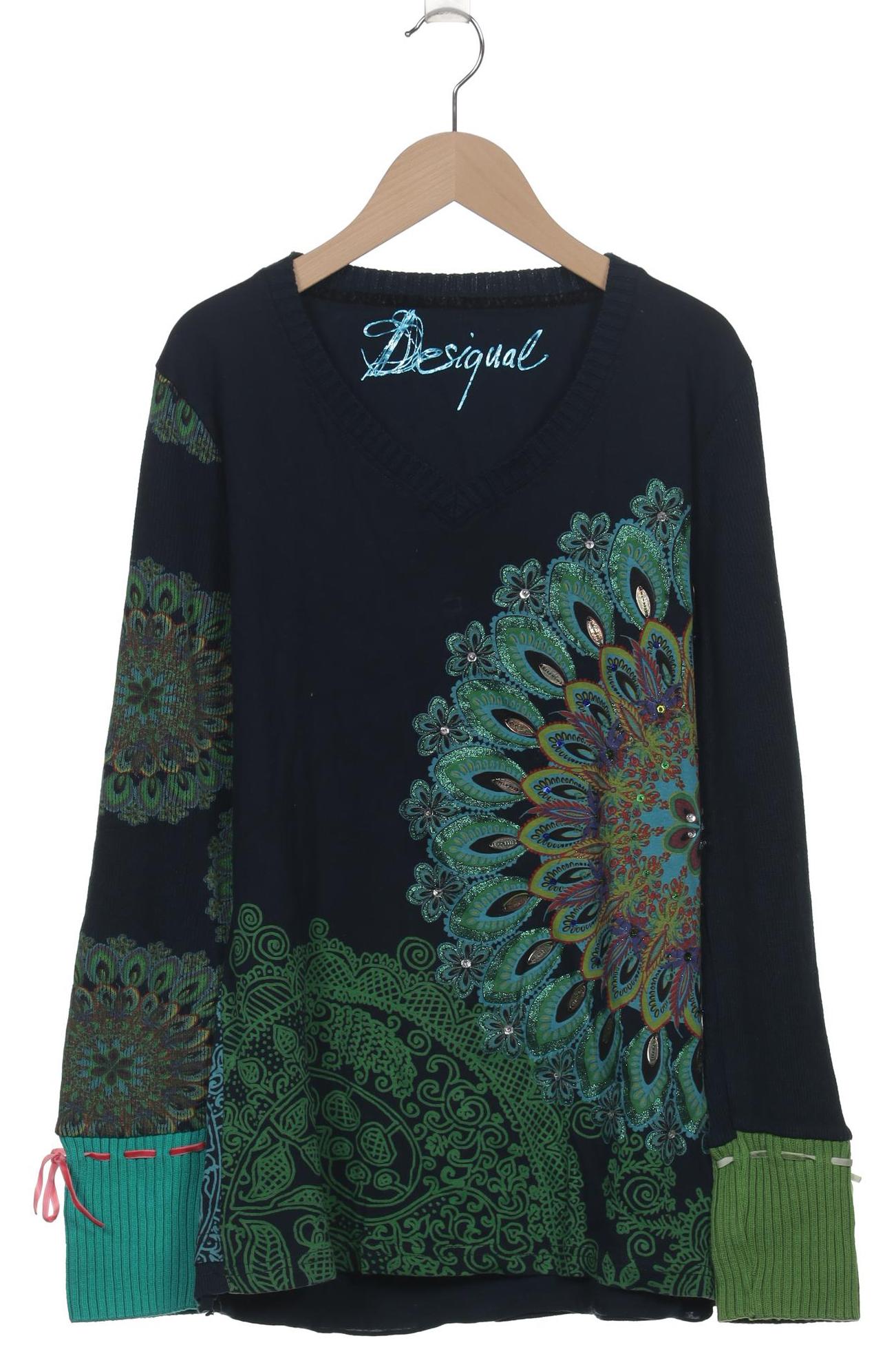 

Desigual Damen Pullover, marineblau, Gr. 44