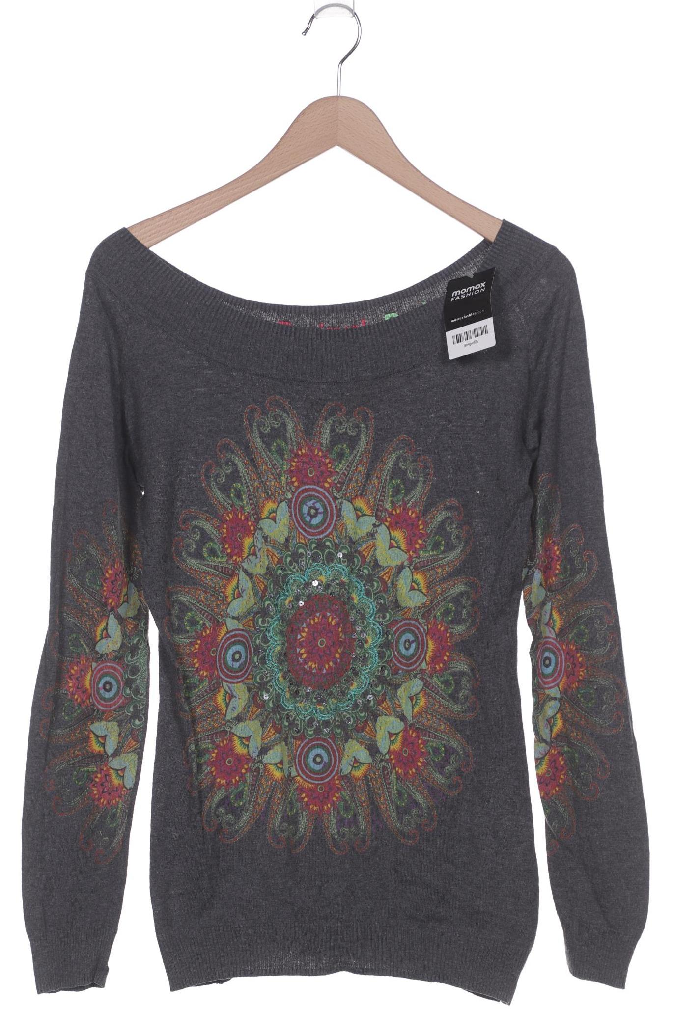 

Desigual Damen Pullover, grau, Gr. 44