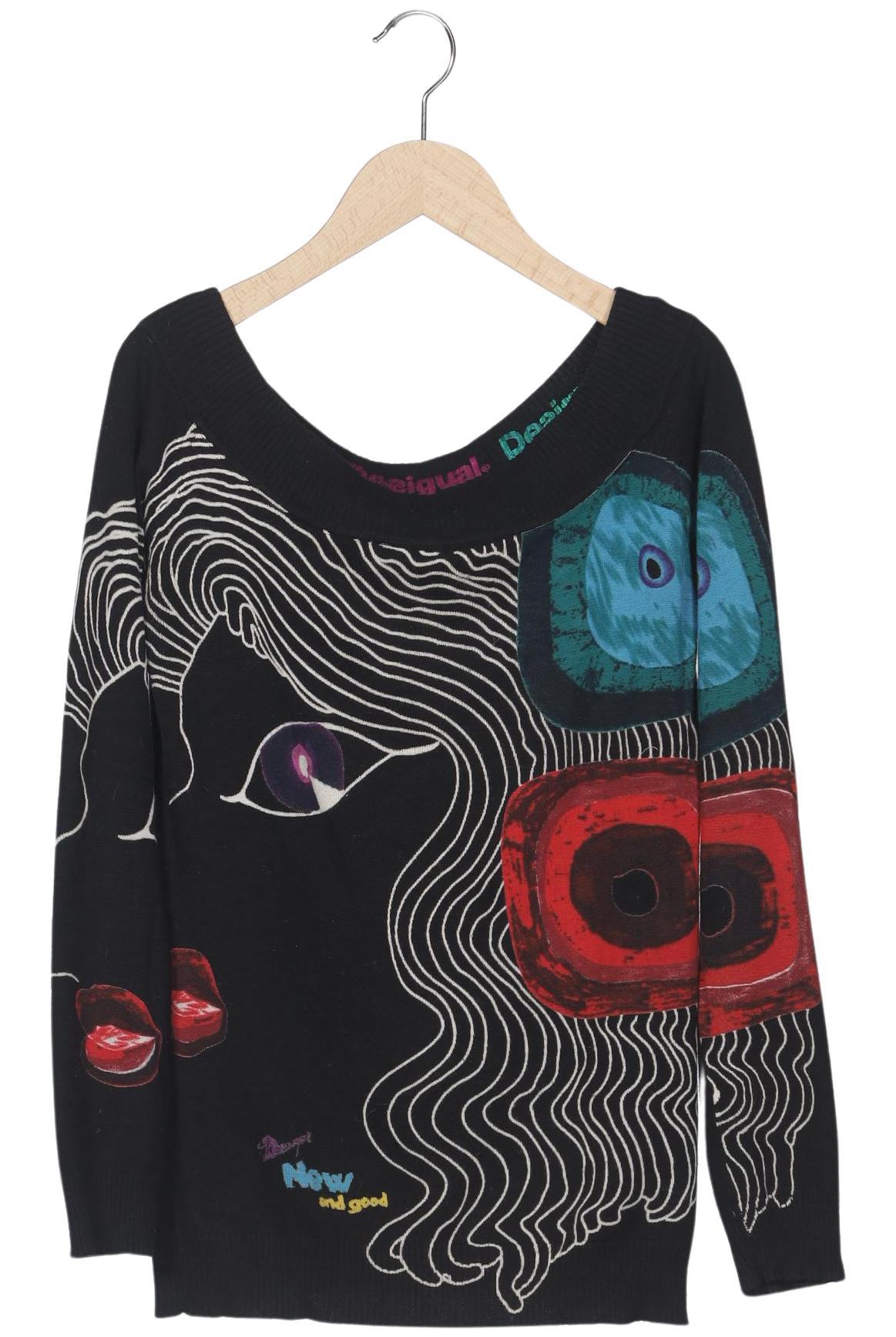 

Desigual Damen Pullover, schwarz, Gr. 38