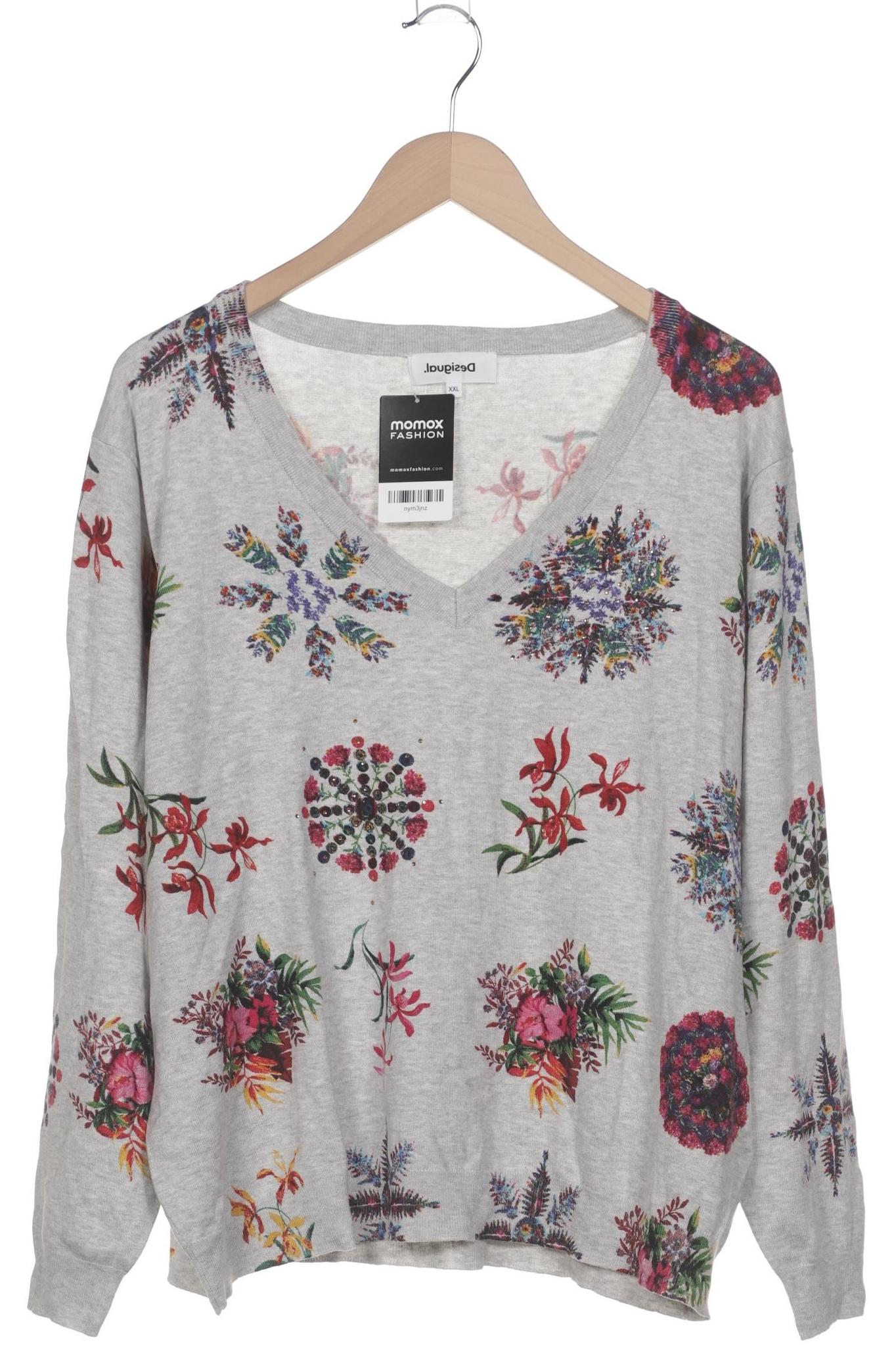 

Desigual Damen Pullover, grau, Gr. 46