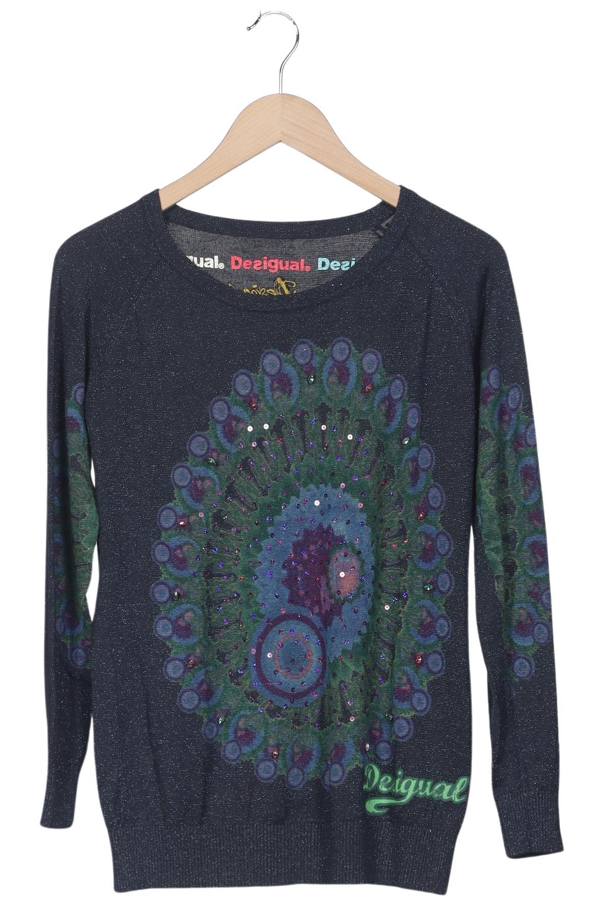 

Desigual Damen Pullover, marineblau, Gr. 42