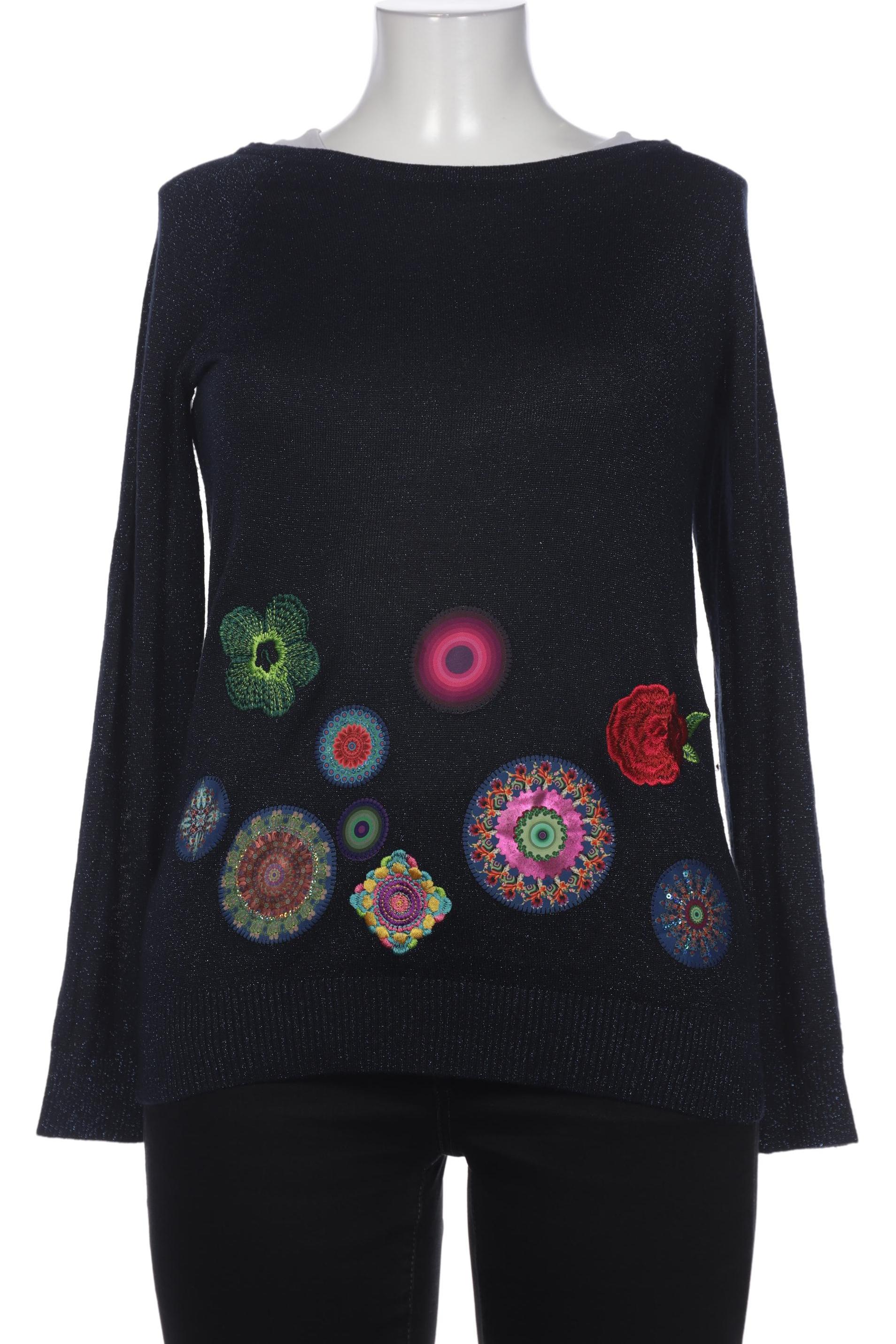 

Desigual Damen Pullover, marineblau, Gr. 44