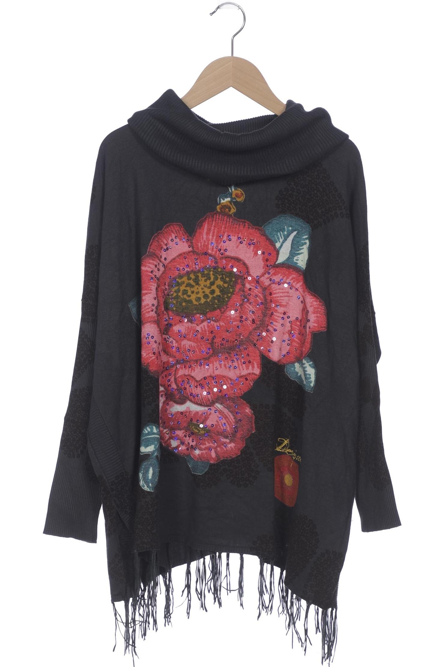 

Desigual Damen Pullover, marineblau, Gr. 42