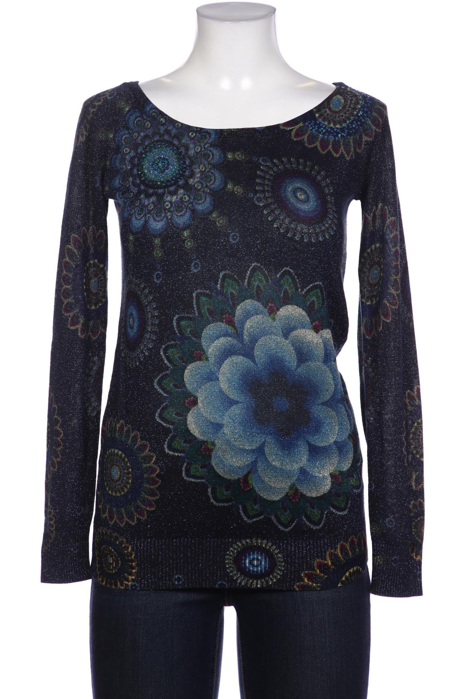 

Desigual Damen Pullover, marineblau, Gr. 36