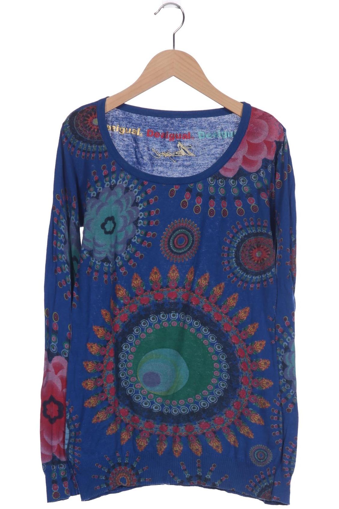 

Desigual Damen Pullover, blau, Gr. 42