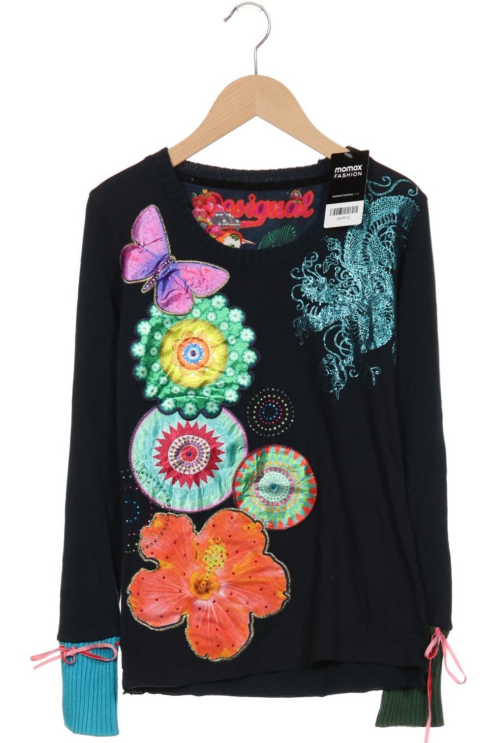 

Desigual Damen Pullover, marineblau, Gr. 34