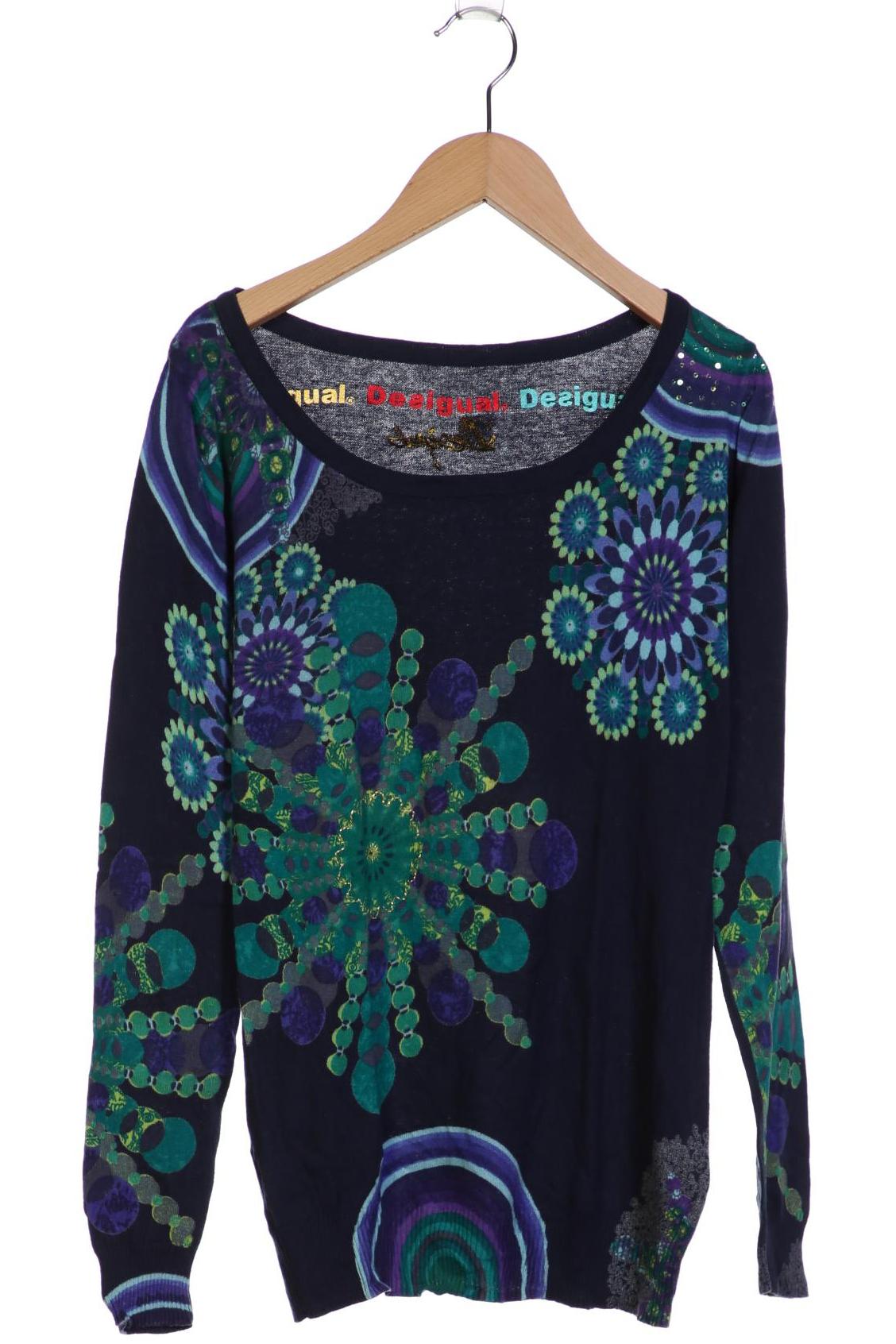 

Desigual Damen Pullover, marineblau, Gr. 36