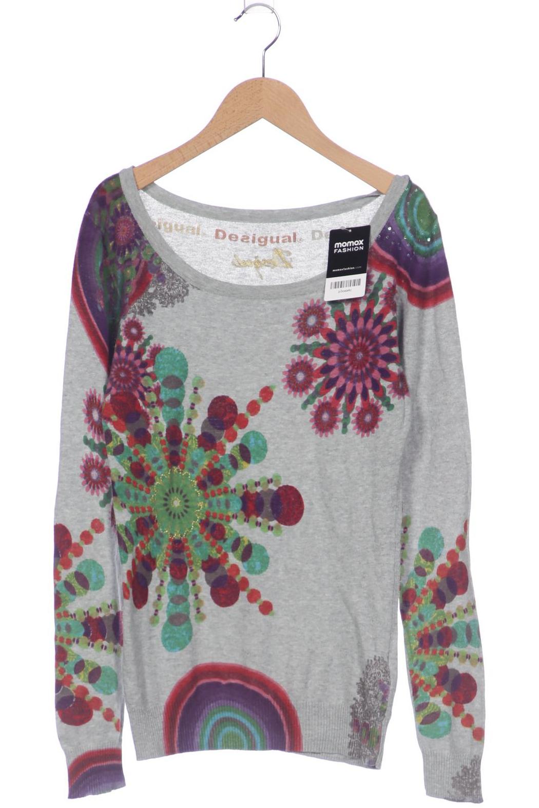 

Desigual Damen Pullover, grau, Gr. 38