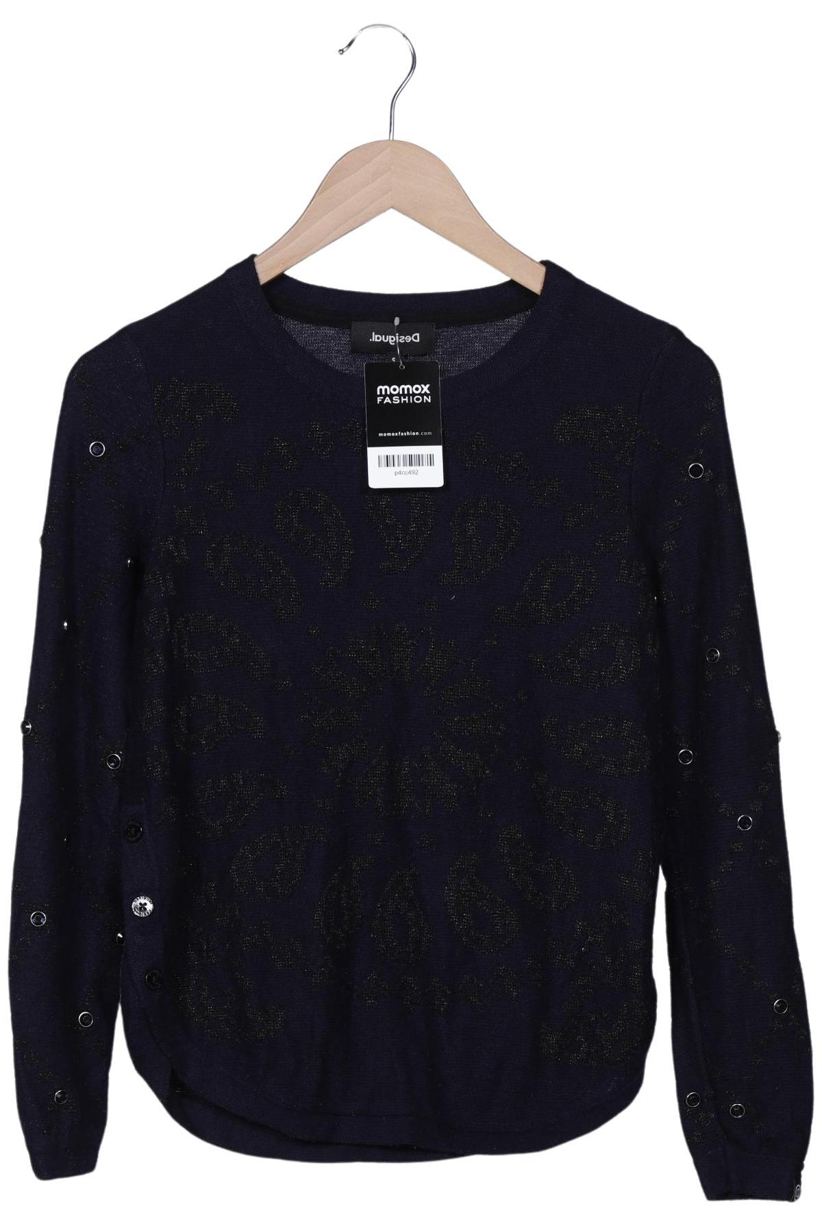 

Desigual Damen Pullover, marineblau, Gr. 36