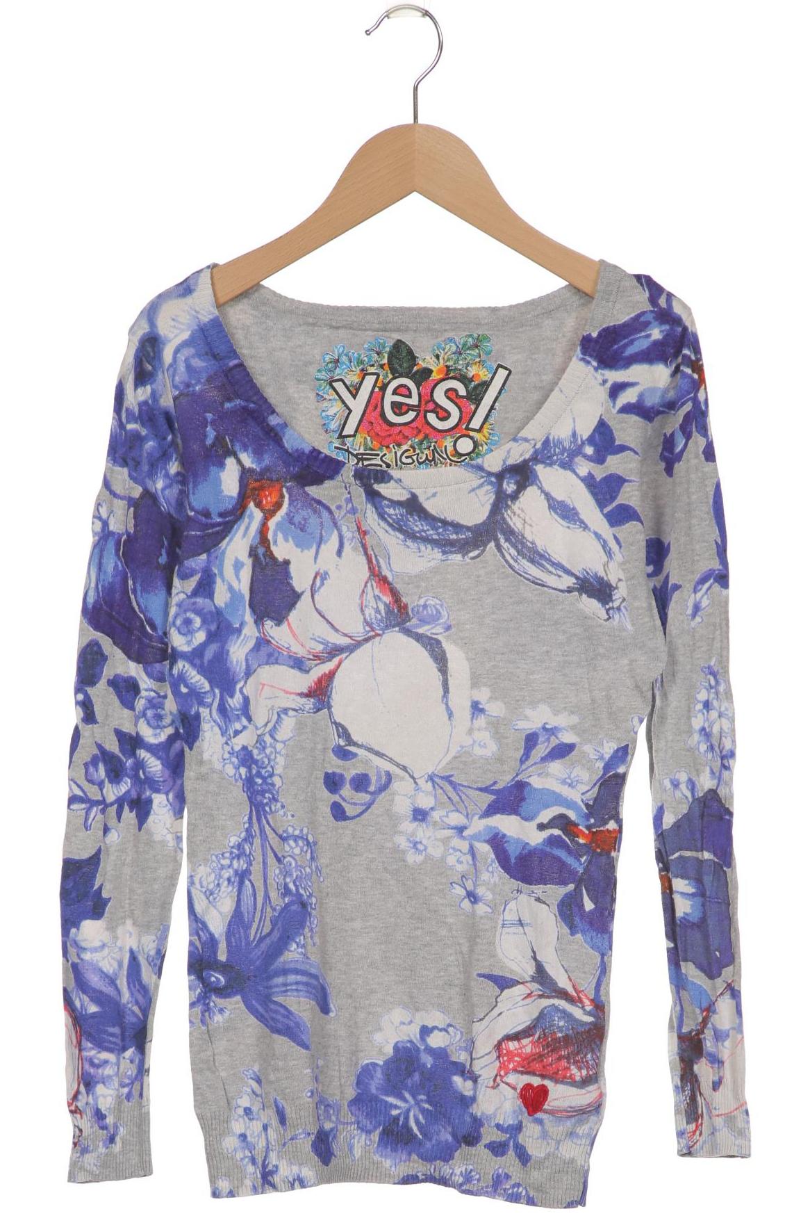 

Desigual Damen Pullover, grau, Gr. 36