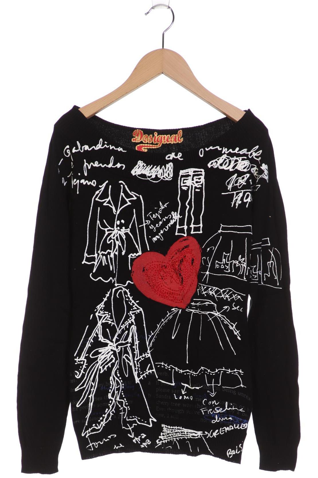 

Desigual Damen Pullover, schwarz, Gr. 36